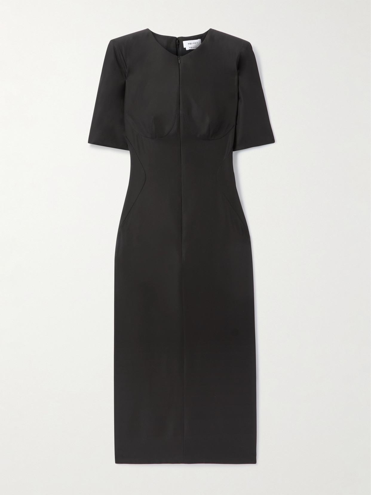 Alexander Mcqueen Wool-blend Midi Dress