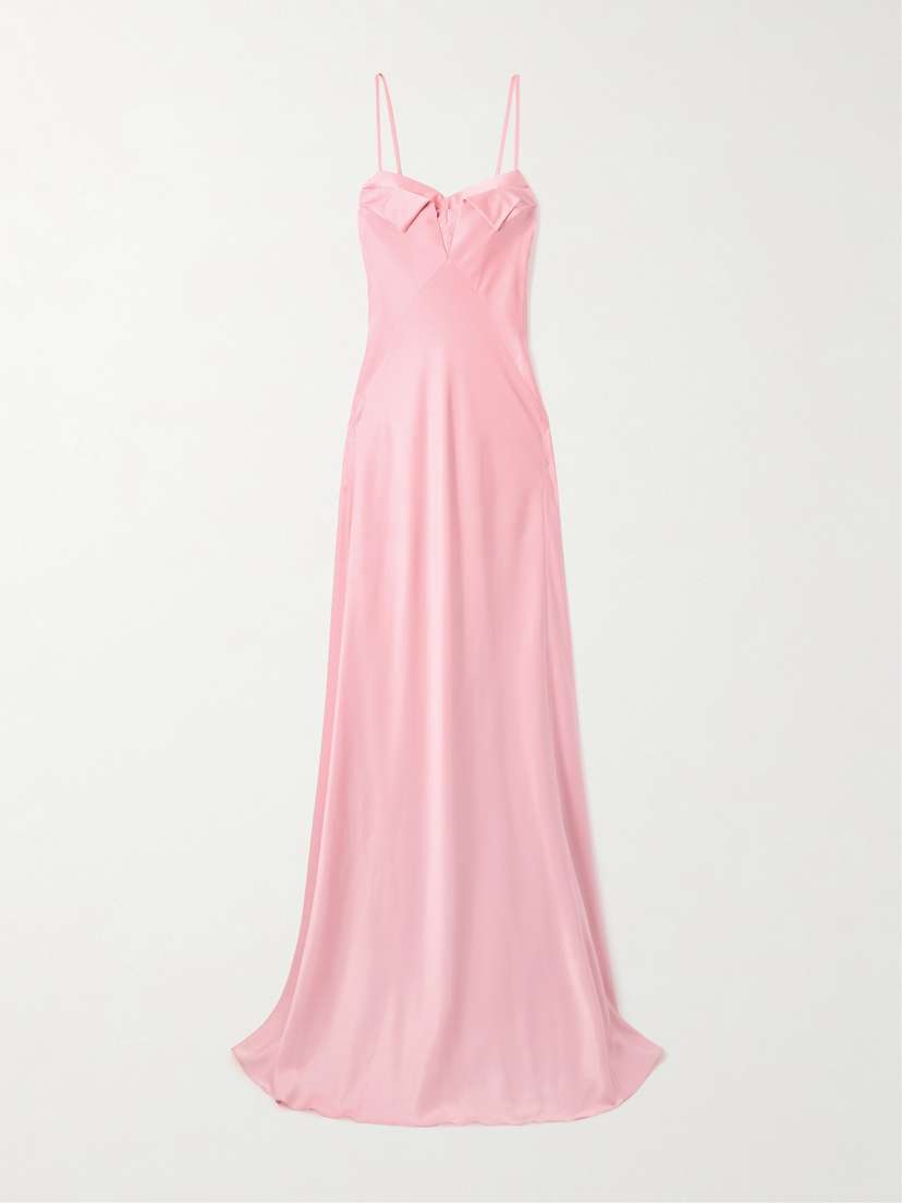 McQueen Silk-satin Gown