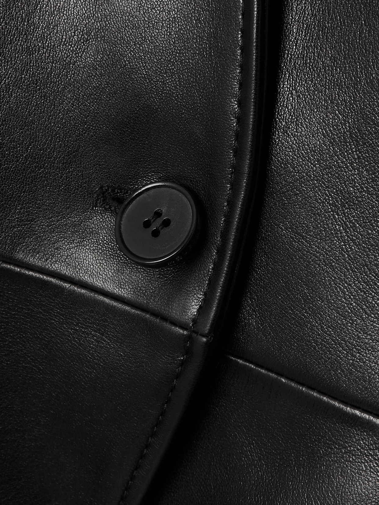 Alexander Mcqueen Leather Blazer