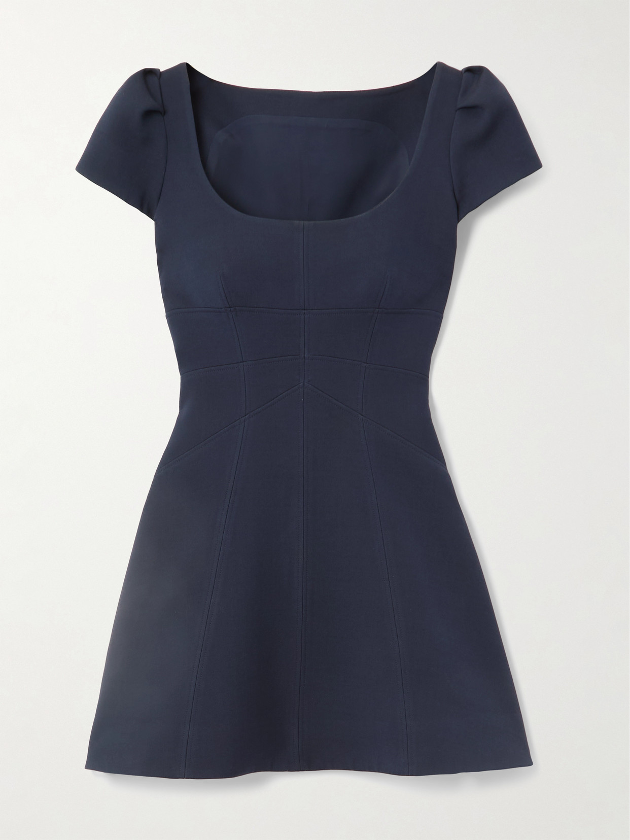 Alexander Mcqueen Day Wool-blend Mini Dress