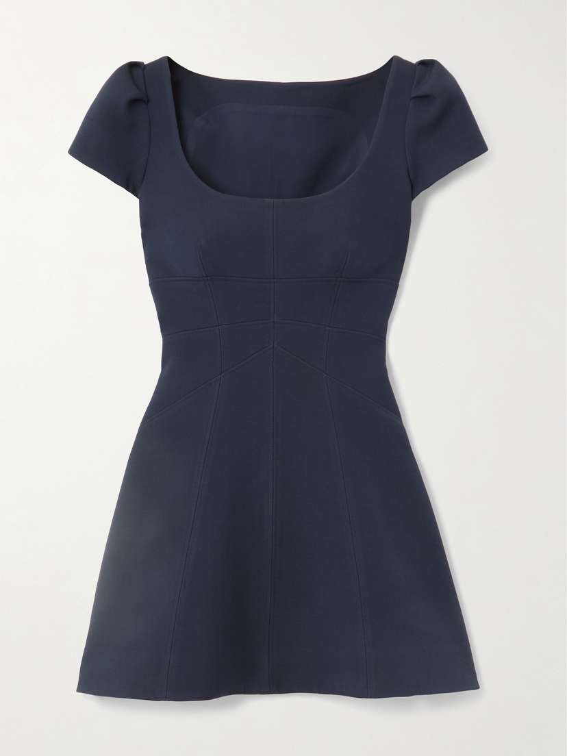 McQueen Day Wool-blend Mini Dress