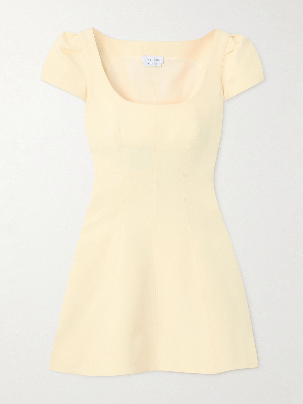 Alexander Mcqueen Day Wool-blend Mini Dress