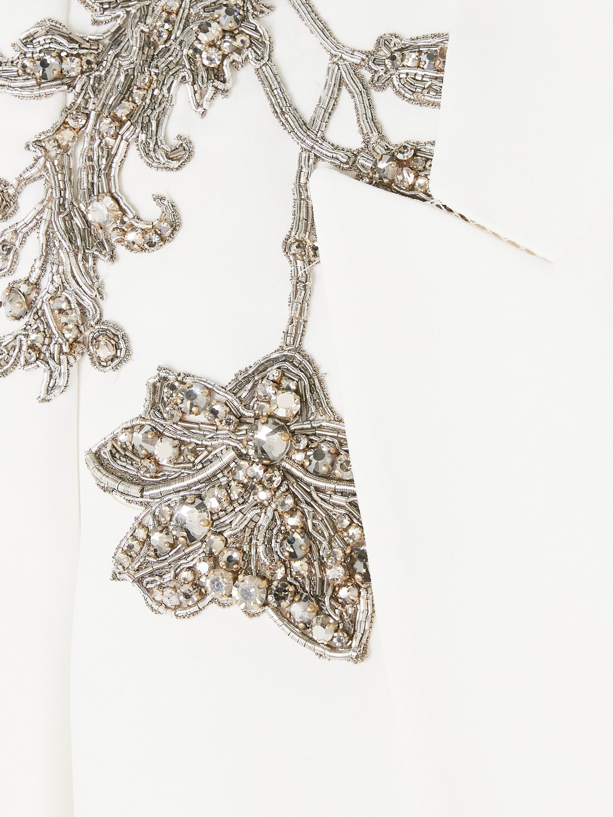 Alexander Mcqueen Embellished Crepe Blazer
