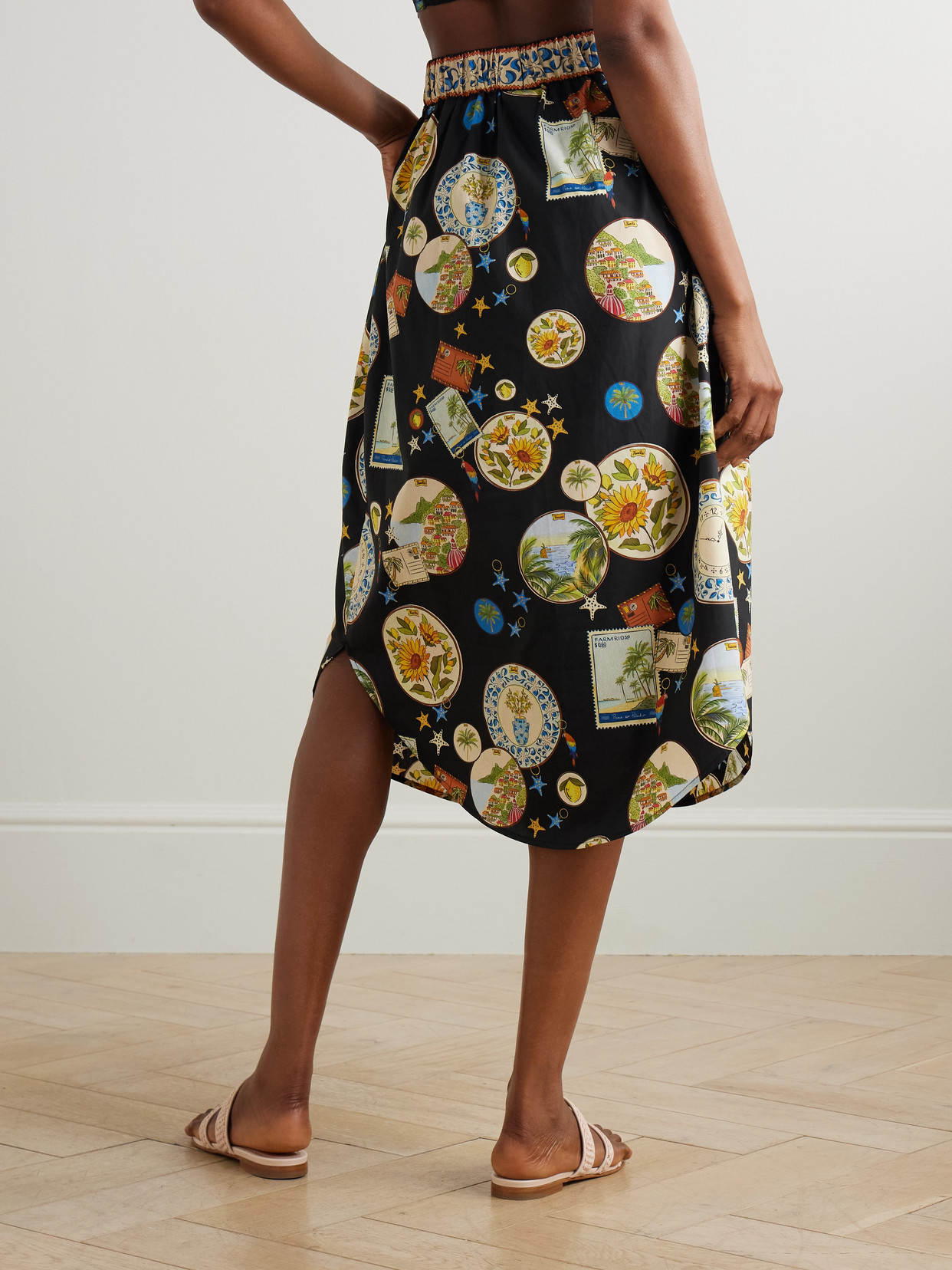 Printed Cotton Midi