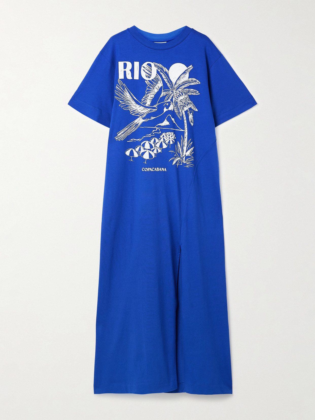 Farm Rio Rio Oversized Printed Cotton-jersey Maxi Dress