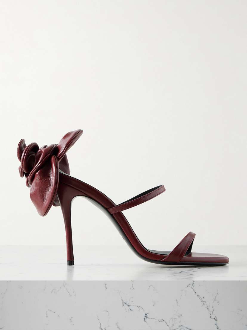 Magda Butrym Appliquéd Leather Sandals