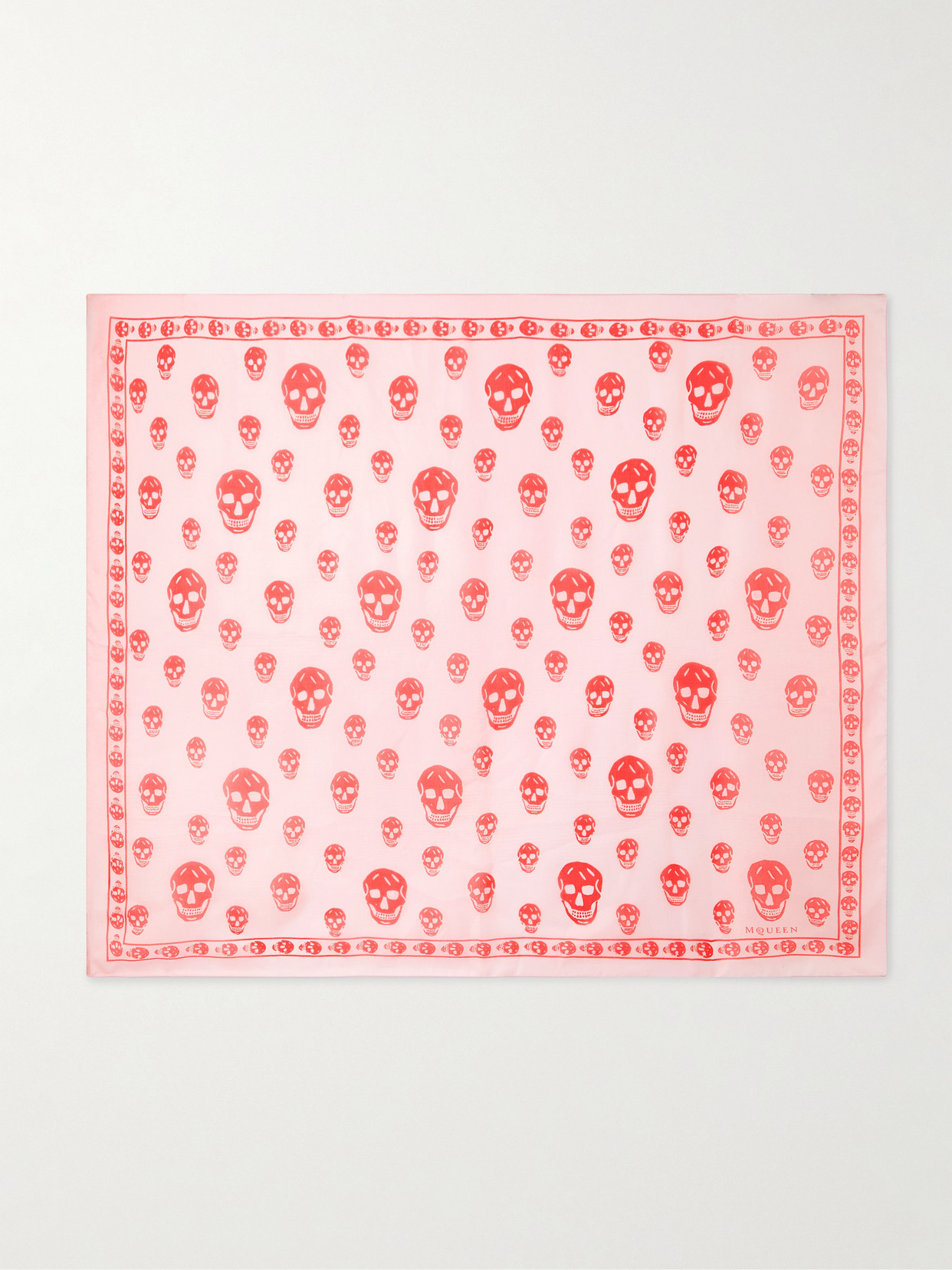 Alexander Mcqueen Printed Silk-chiffon Scarf