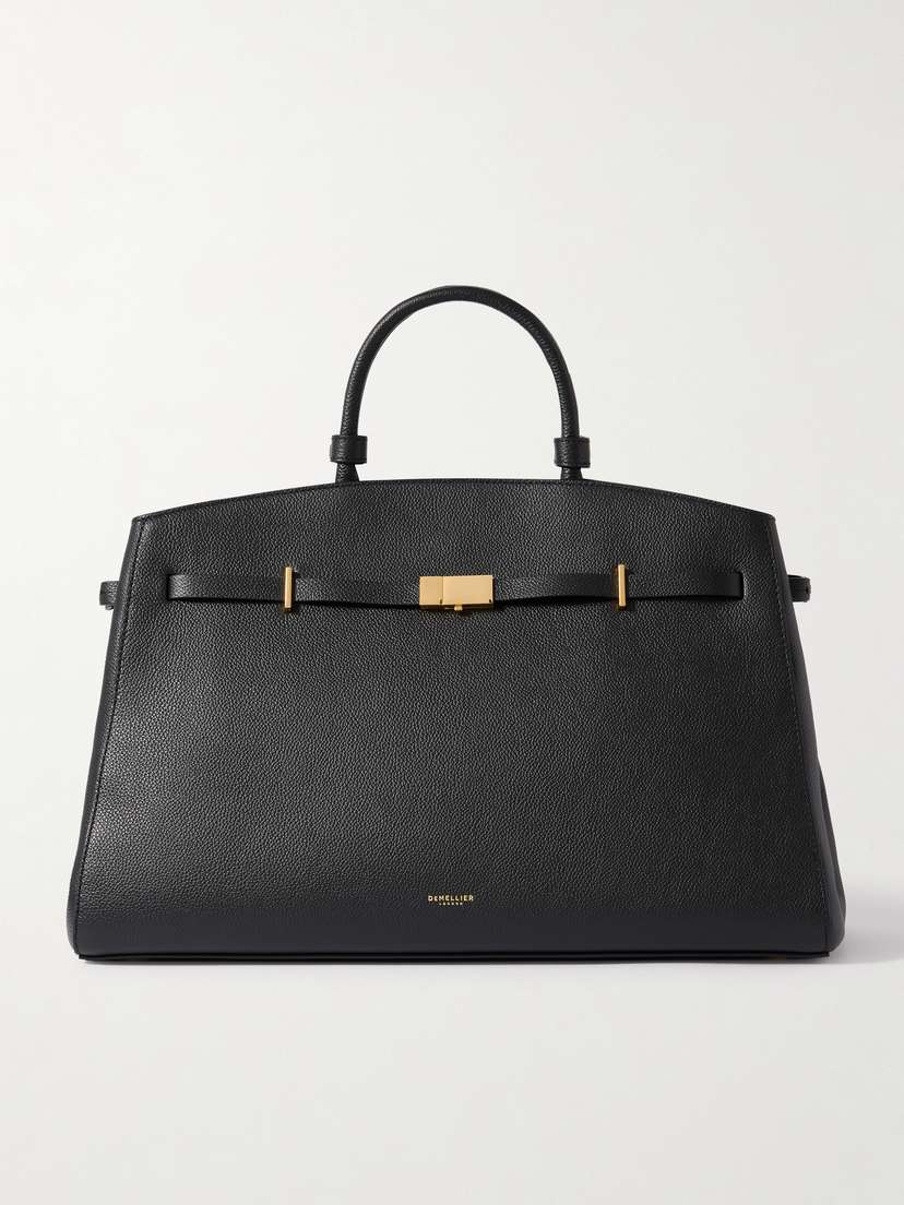 DeMellier The Hudson Textured-leather Tote
