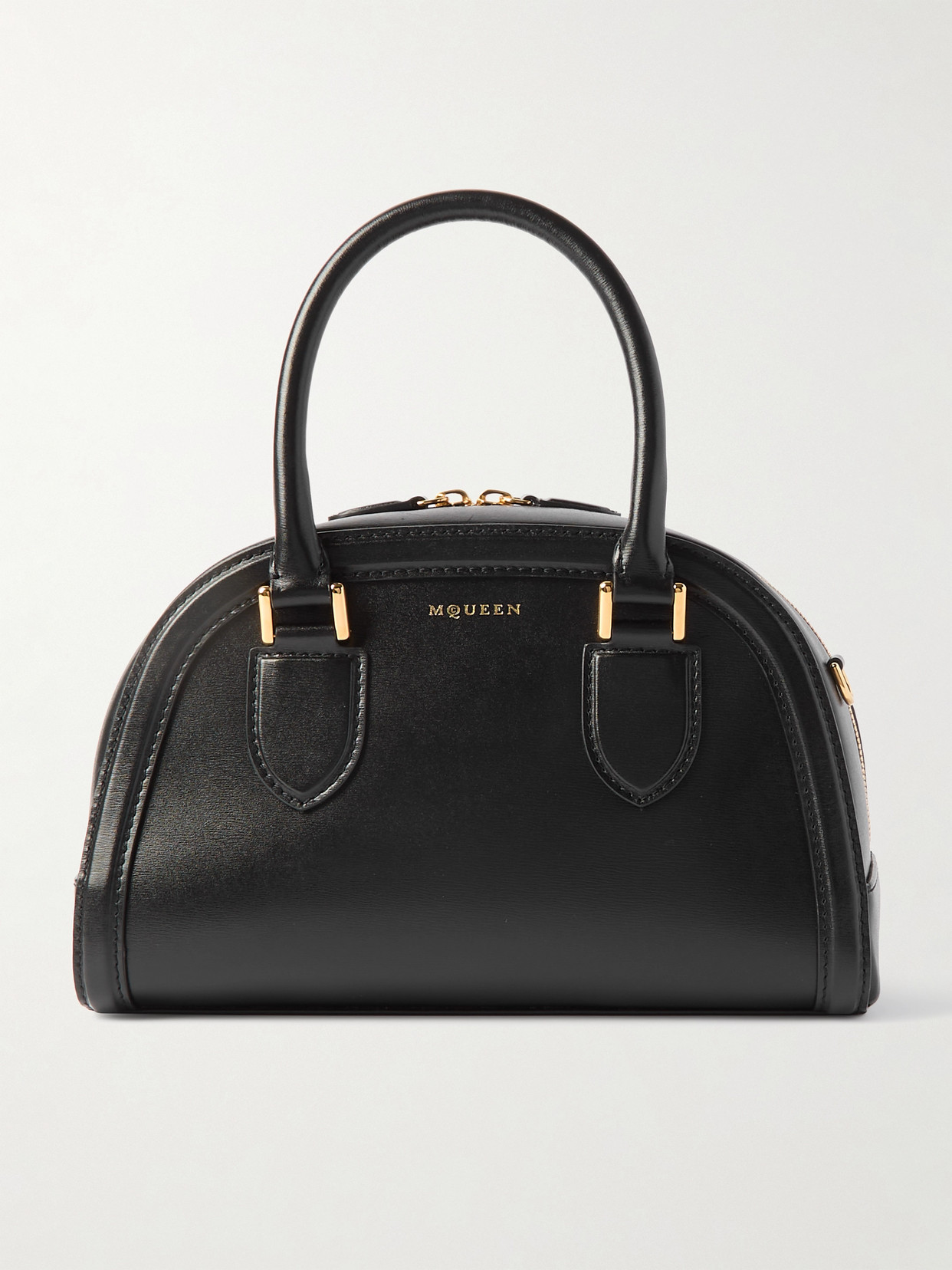 Alexander Mcqueen Birdee Boston Small Leather Tote