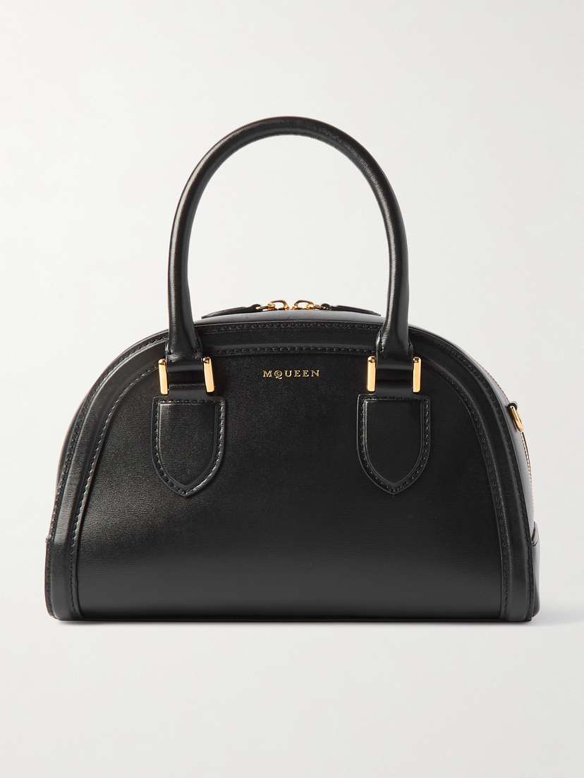 McQueen Birdee Boston Small Leather Tote