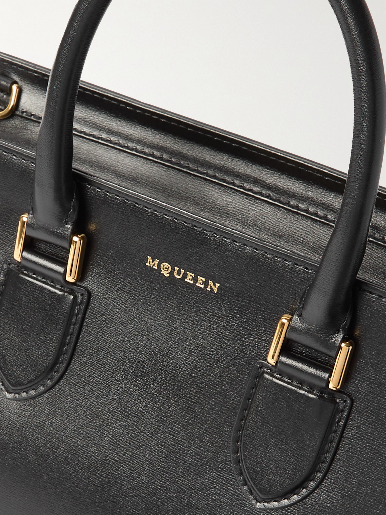 Alexander Mcqueen Birdee Large Leather Tote