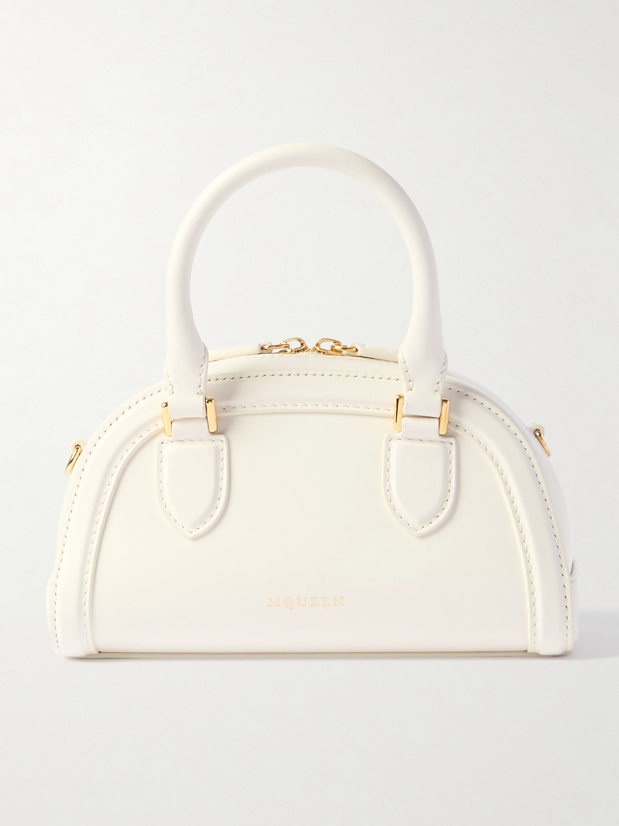 Alexander Mcqueen Birdee Boston Mini Leather Tote