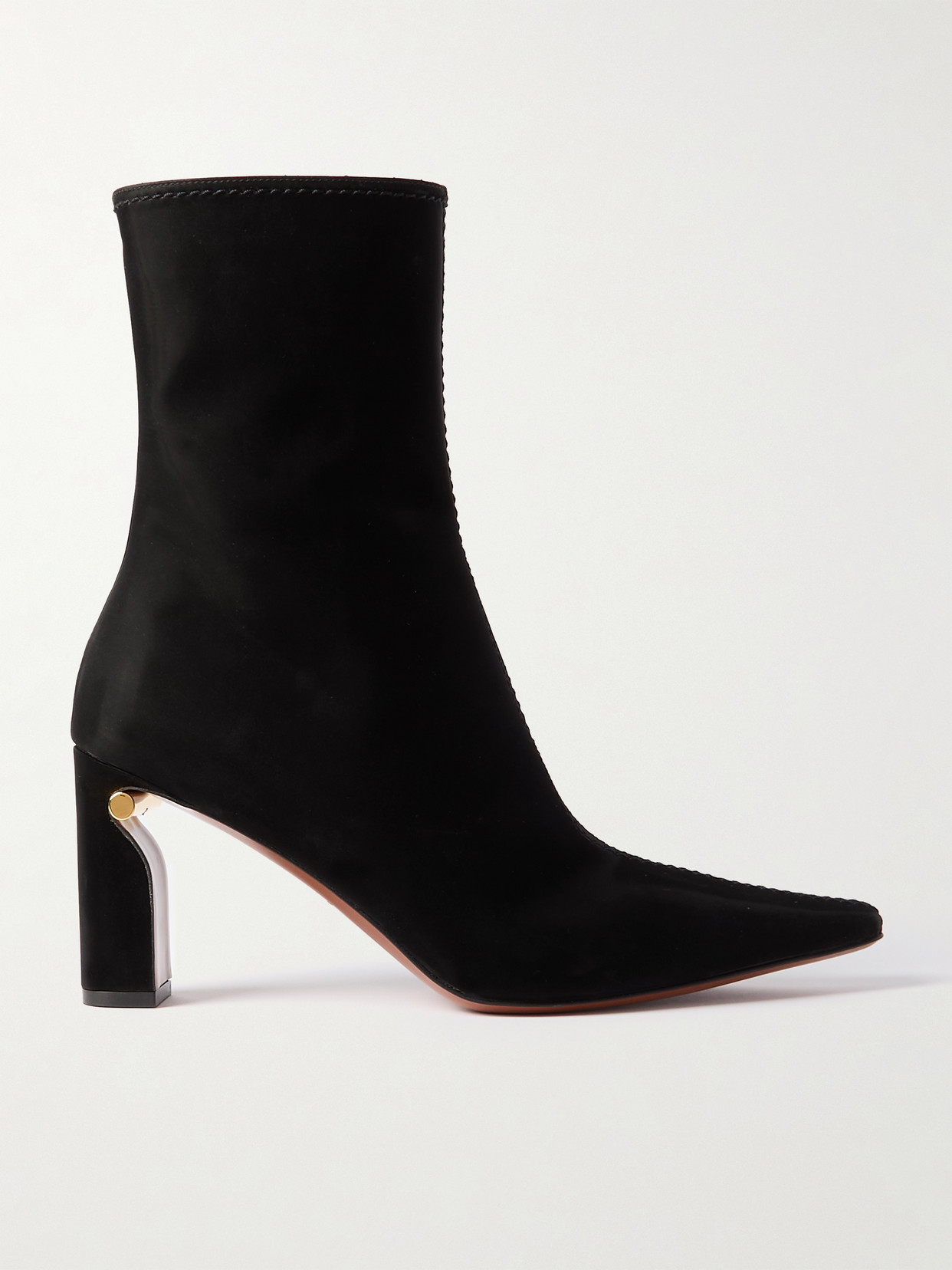 Alexander Mcqueen Ankle Boots Fabric Pointed Toe