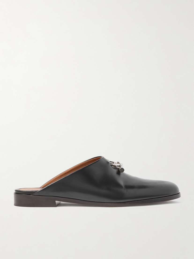 McQueen T-bar Leather Mules