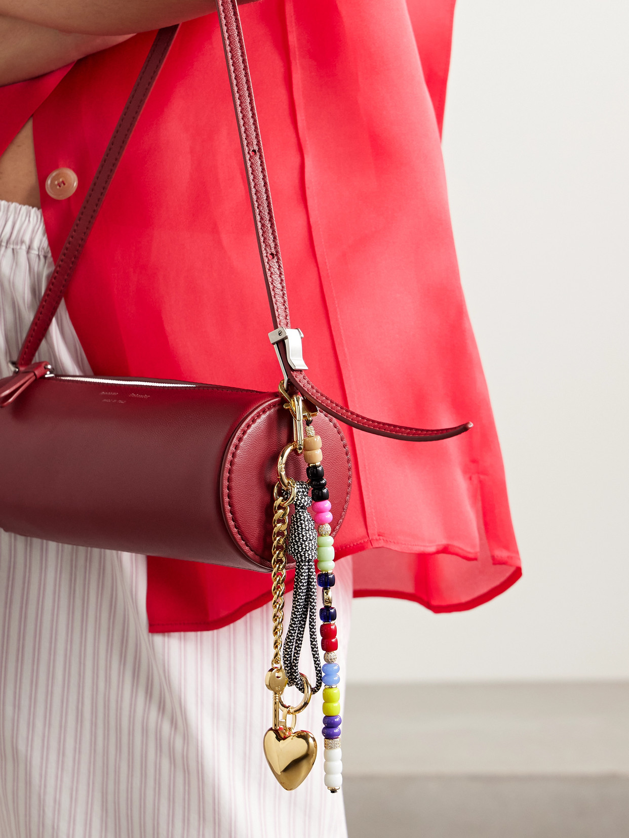 Martha Calvo Gold-plated, Enamel And Crystal Bag Charm