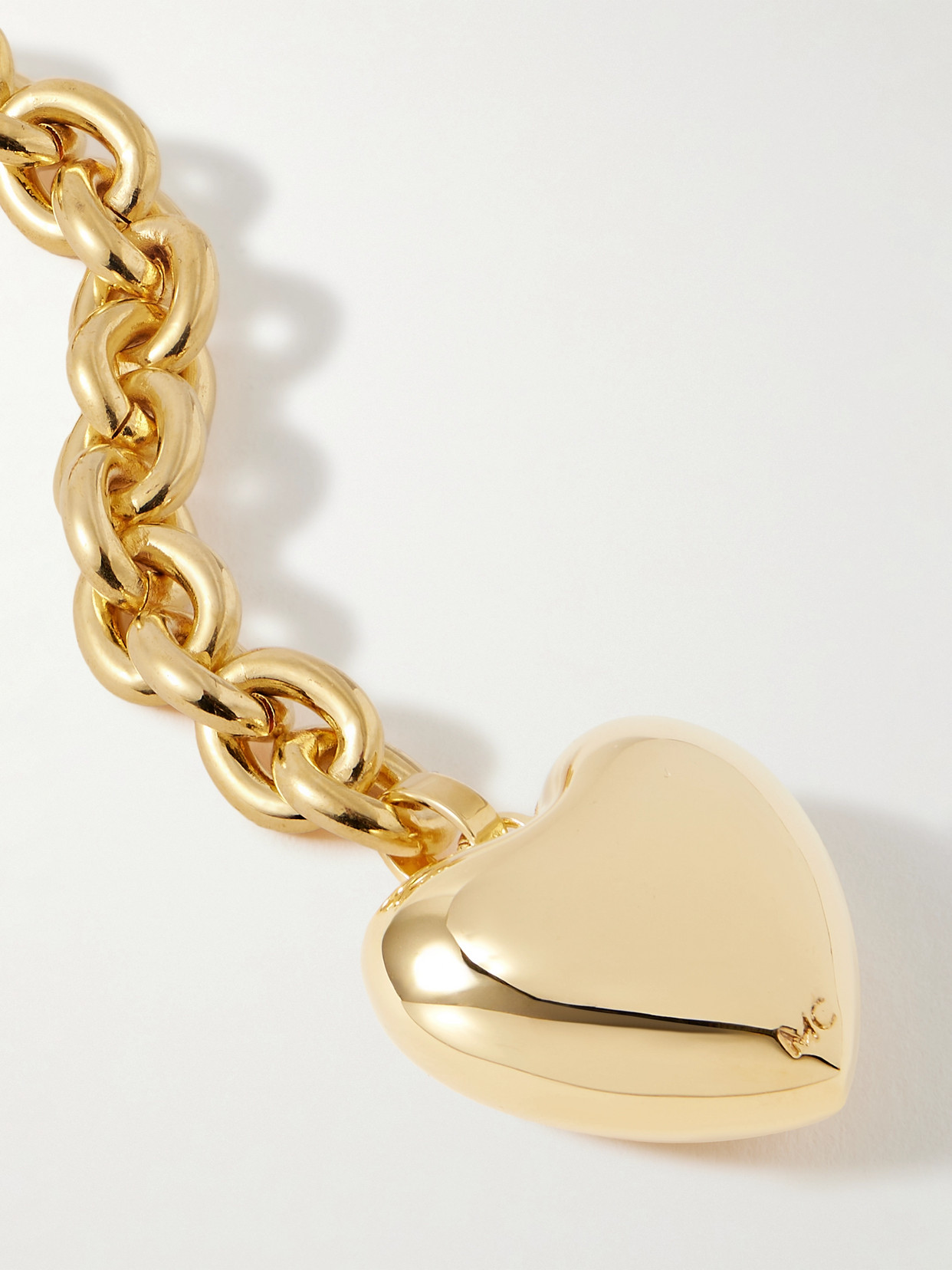 Martha Calvo Heart Gold-plated Bag Charm