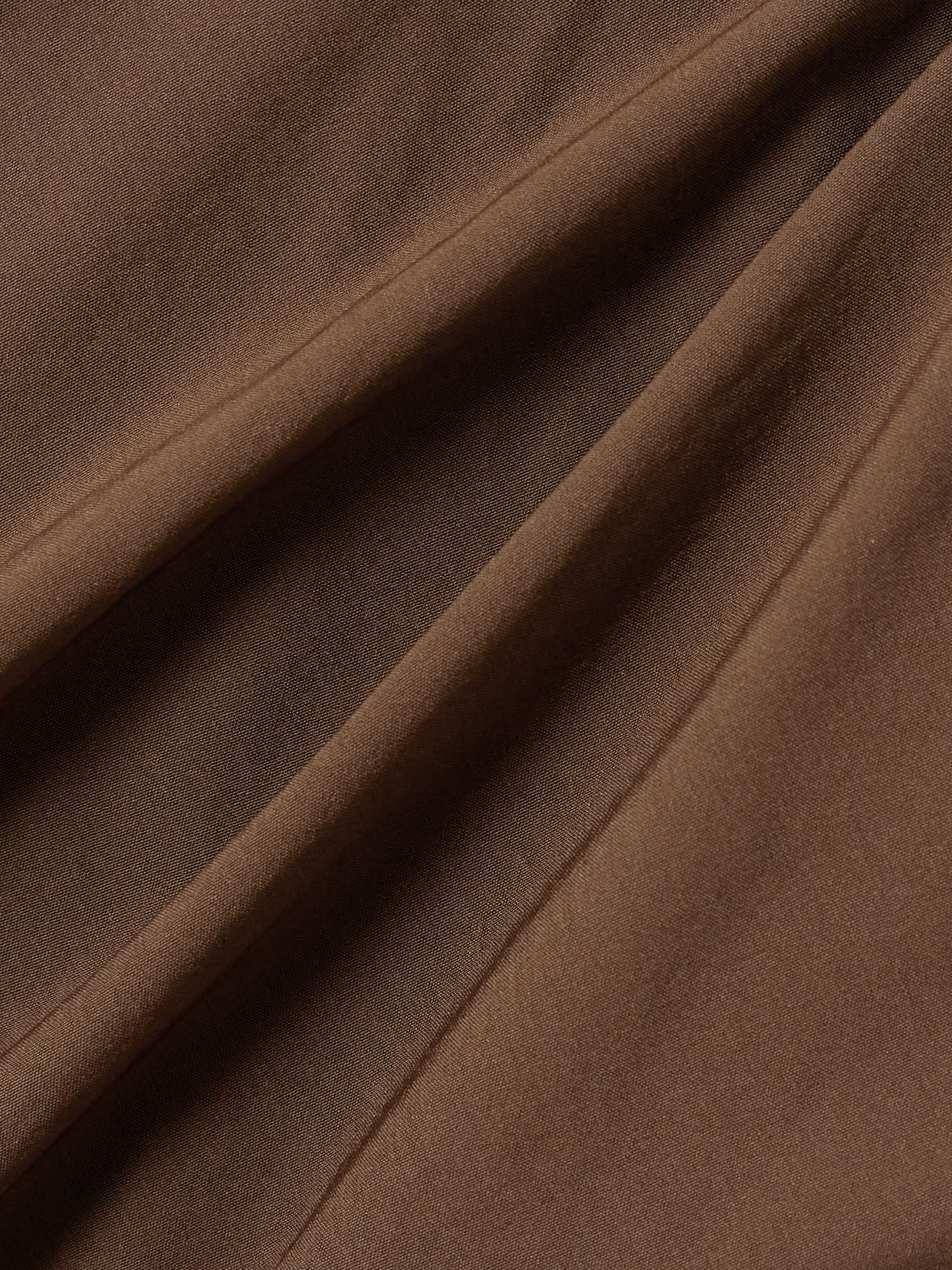 Sir Draped Twisted Stretch-crepe Mini Dress In Brown