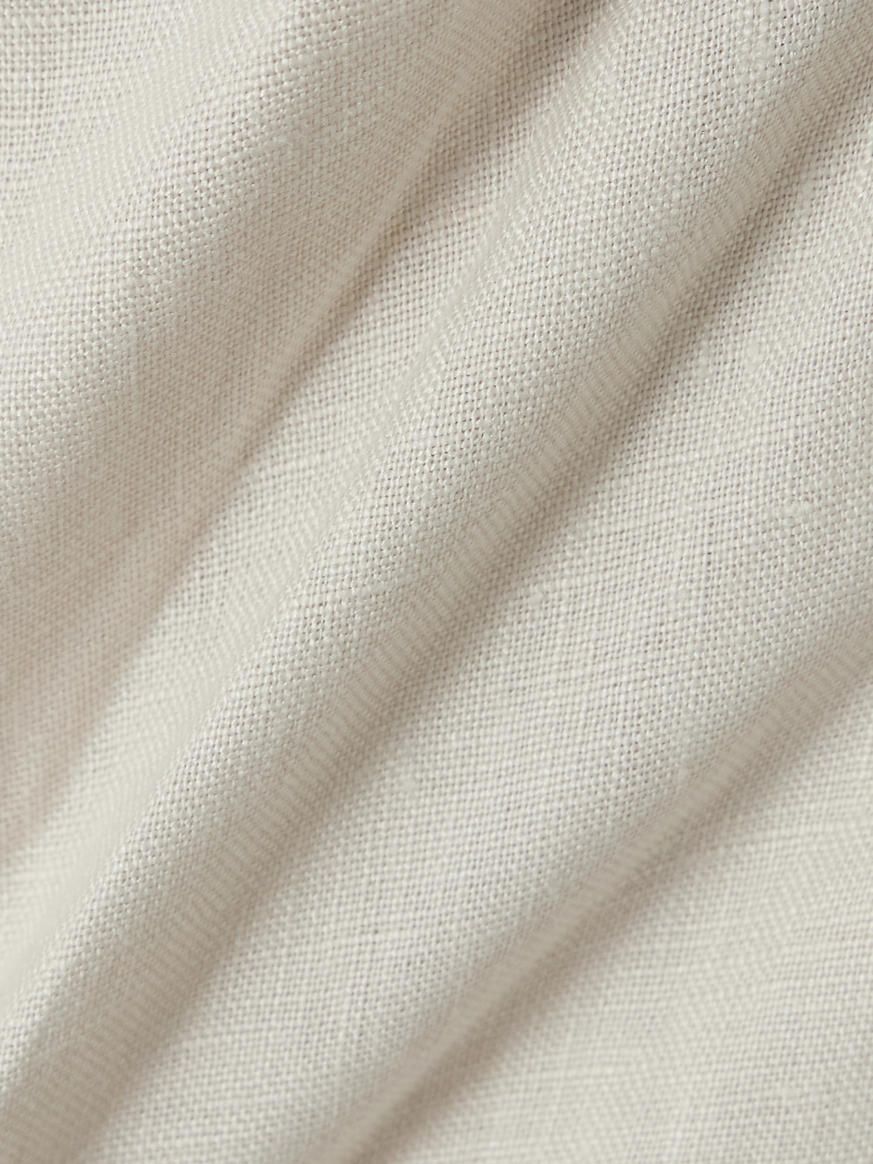 Sir Twisted Gathered Linen Midi Dress In Sand