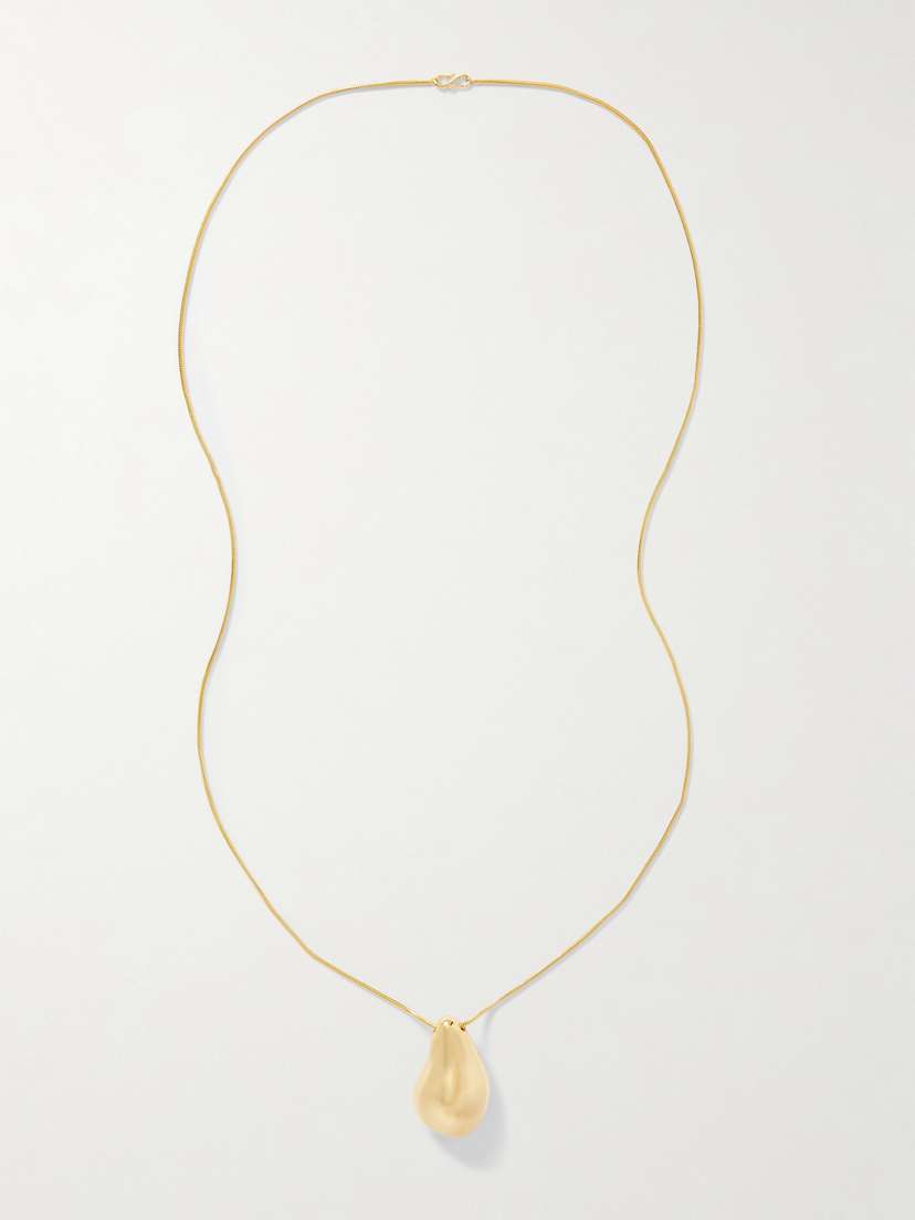 LIÉ STUDIO The Betty Convertible Gold-plated And Leather Necklace