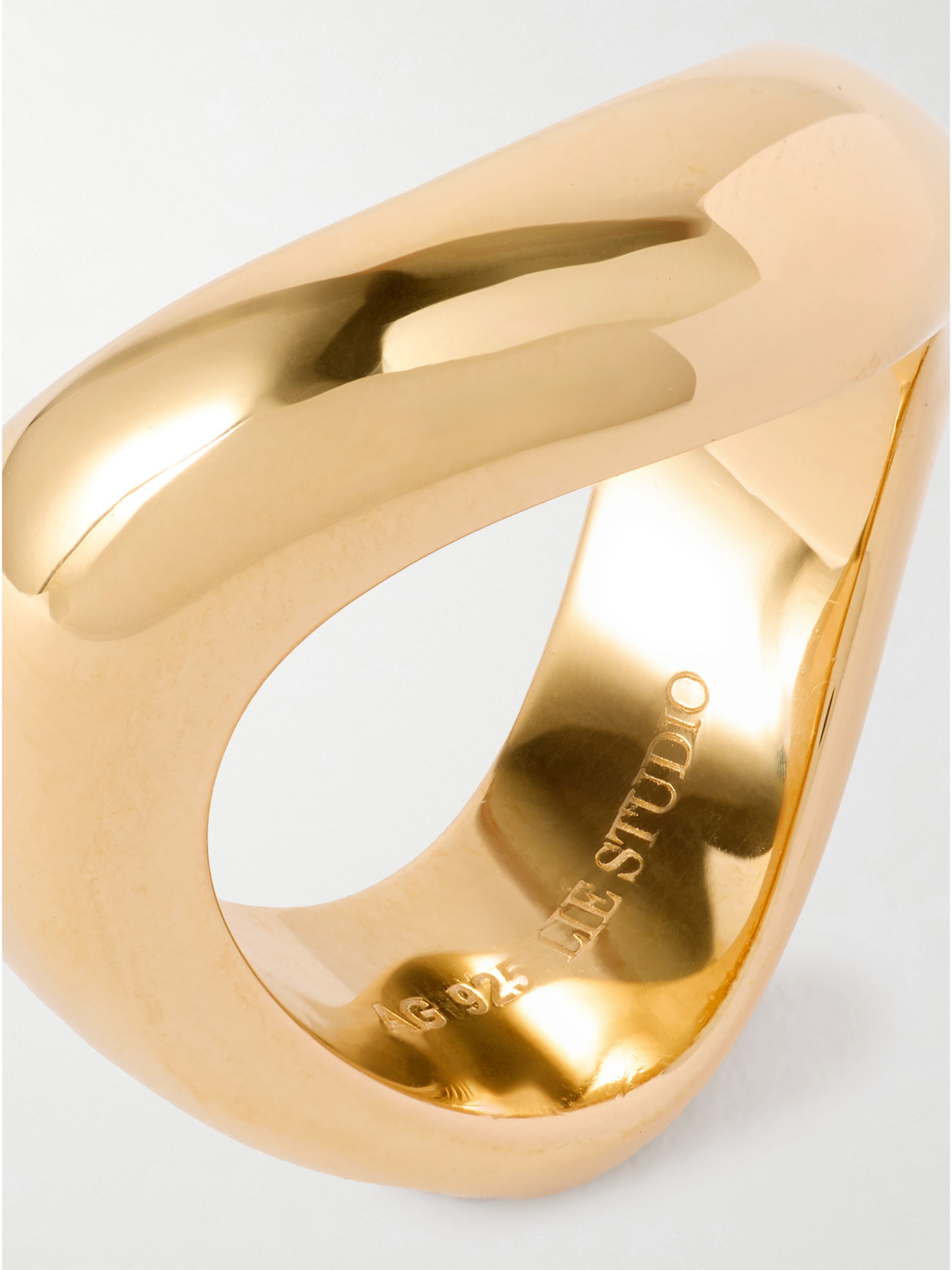 Lie Studio The Ivalo Gold-plated Ring
