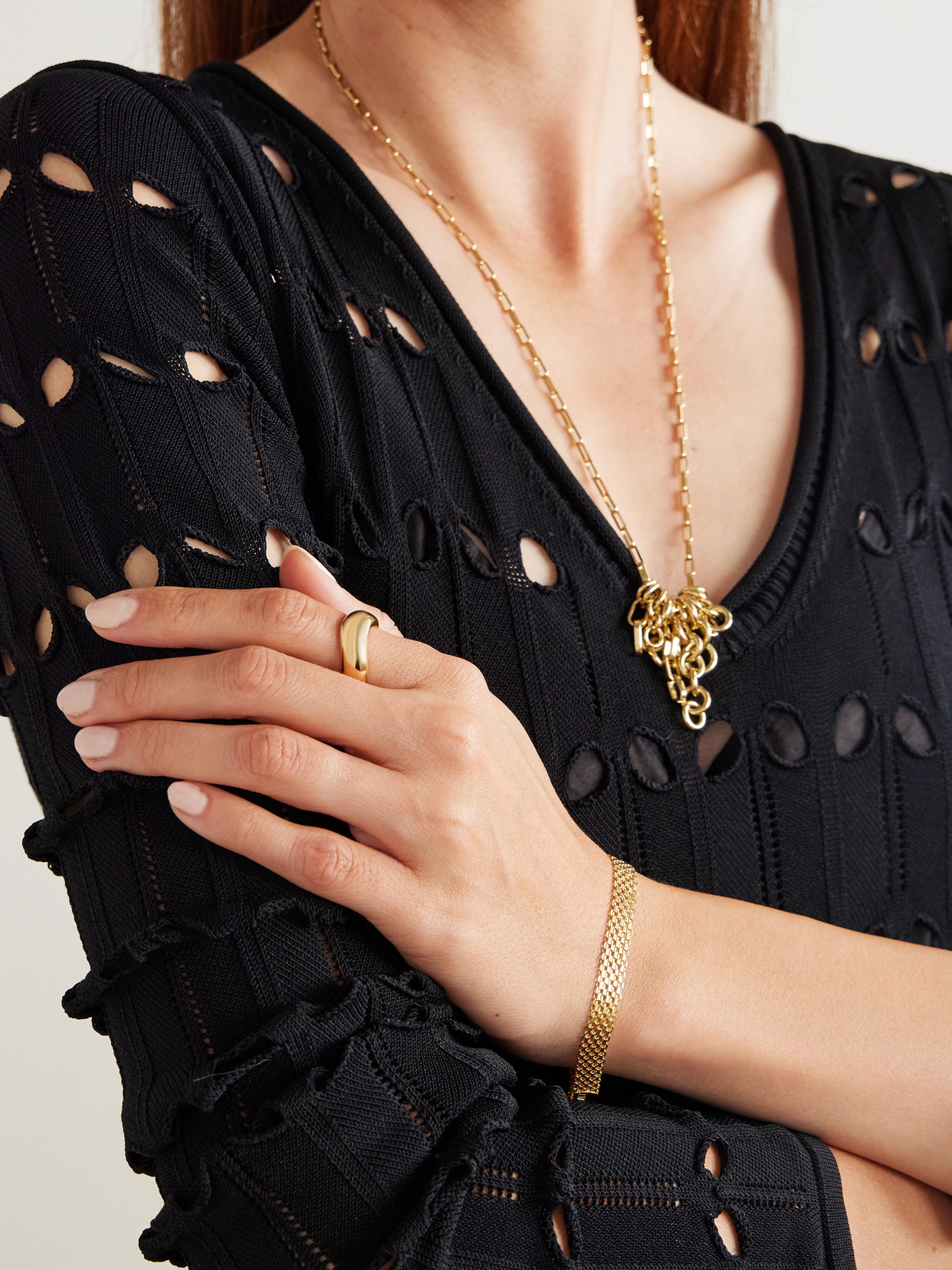 Lie Studio The Ivalo Gold-plated Ring