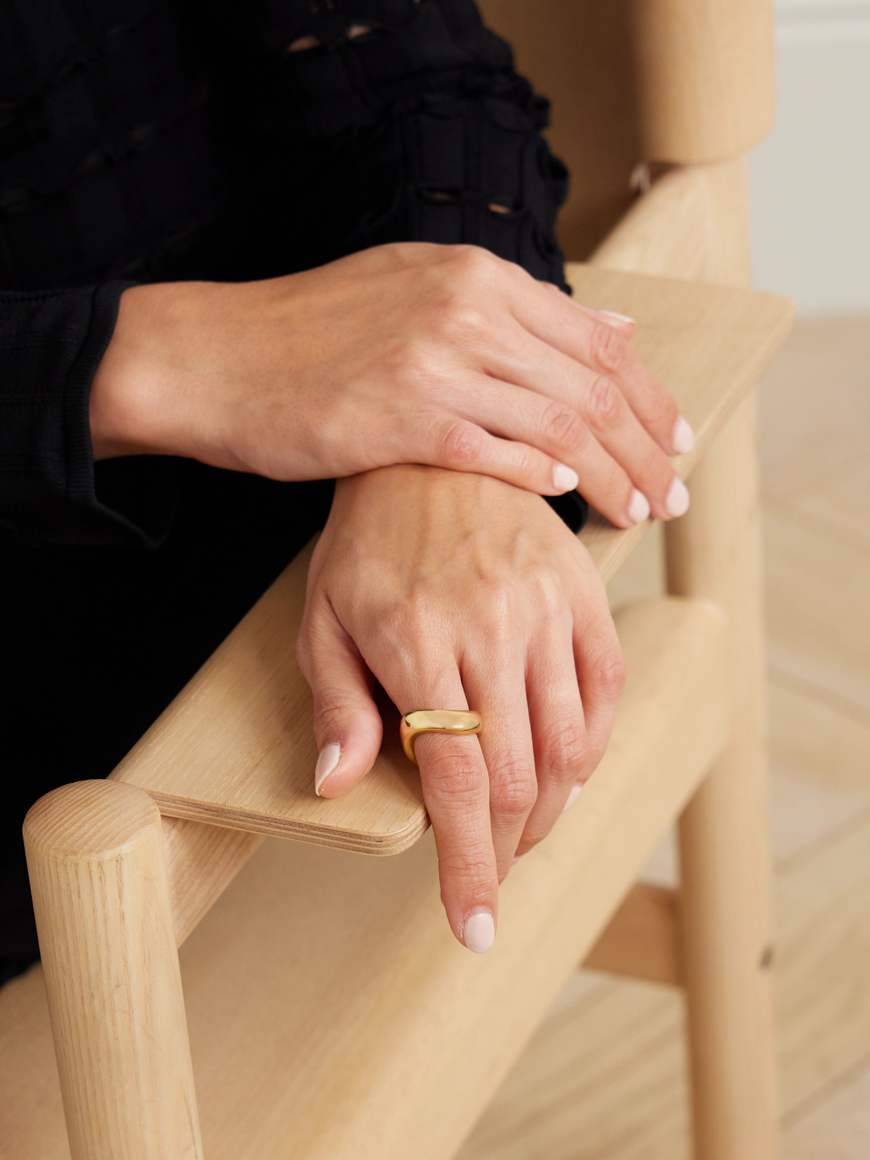 Lie Studio The Ivalo Gold-plated Ring