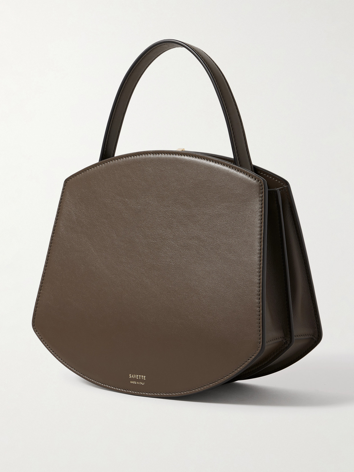 Savette Florence 25 Leather Tote In Brown