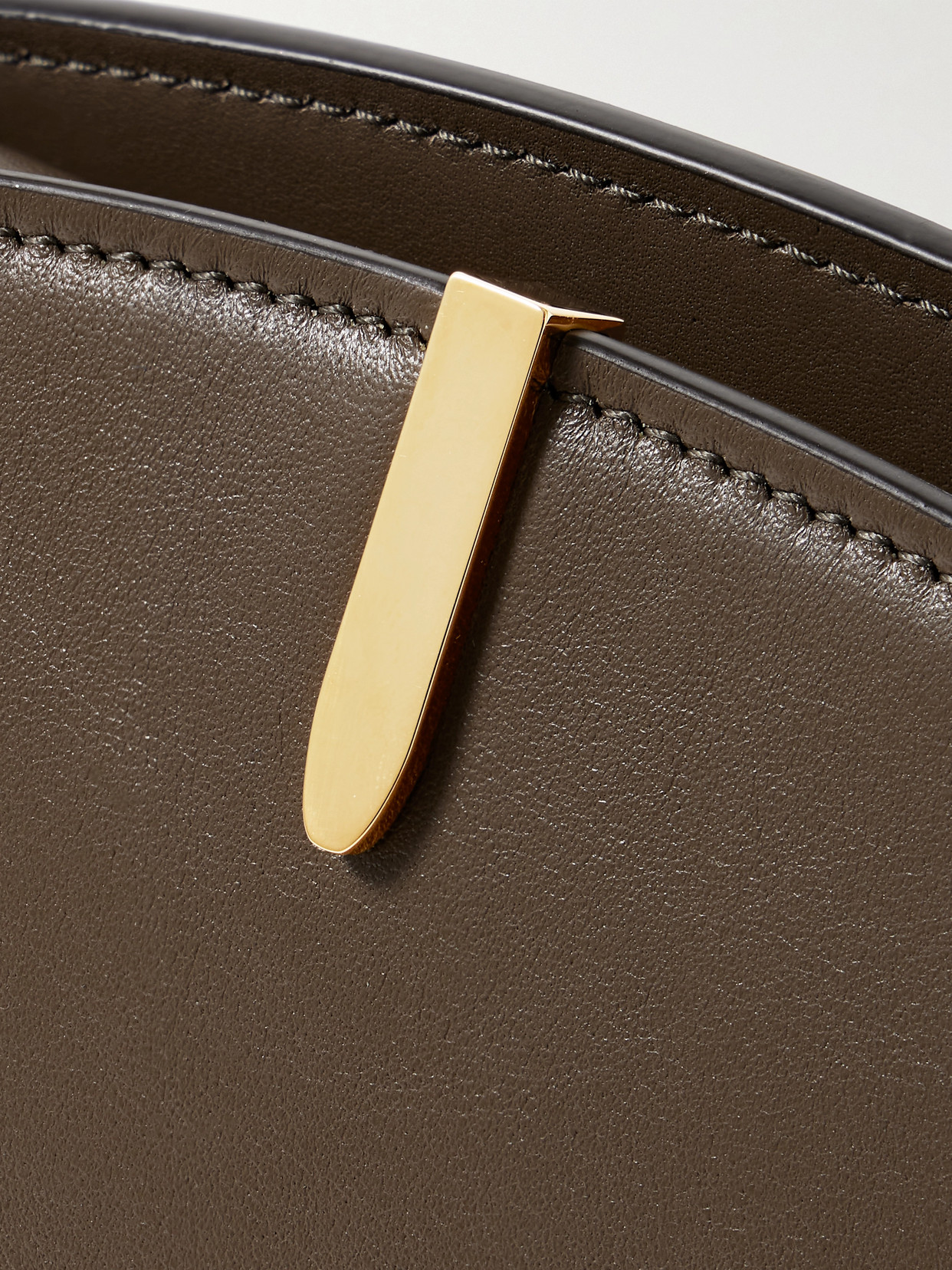 Savette Florence 25 Leather Tote In Brown