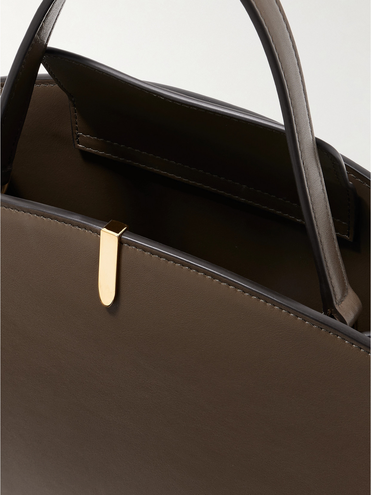 Savette Florence 25 Leather Tote In Brown