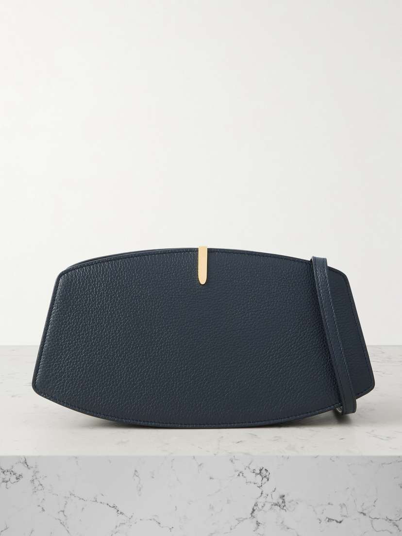 Savette Florence Embellished Textured-leather Shoulder Bag