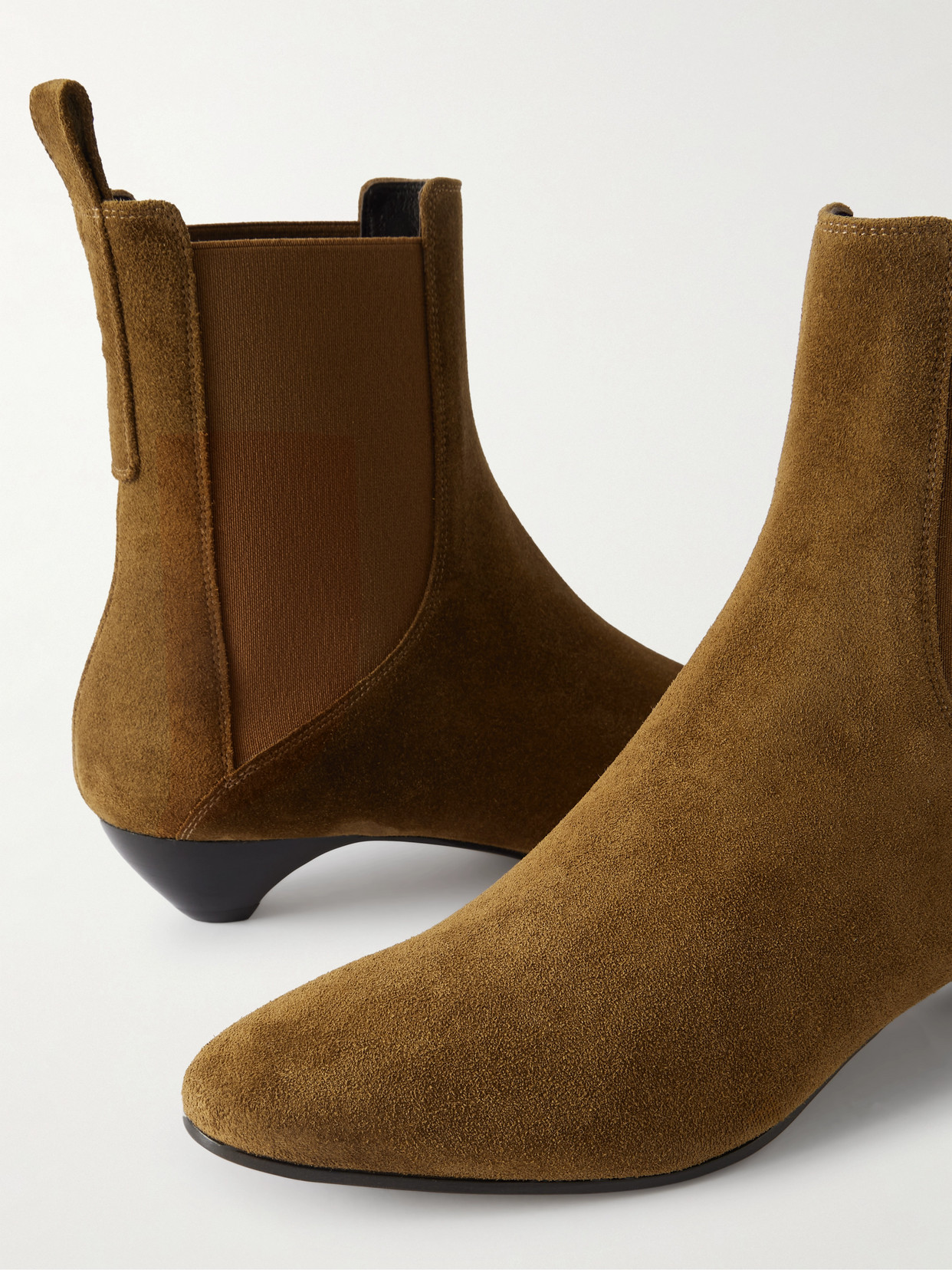 Le Monde Beryl Allegra Suede Chelsea Boots In Brown