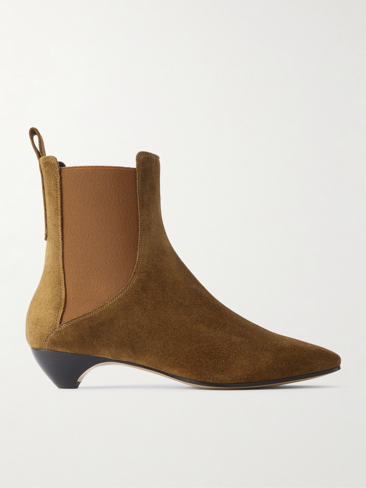 Le Monde Beryl Allegra Suede Chelsea Boots In Neutral