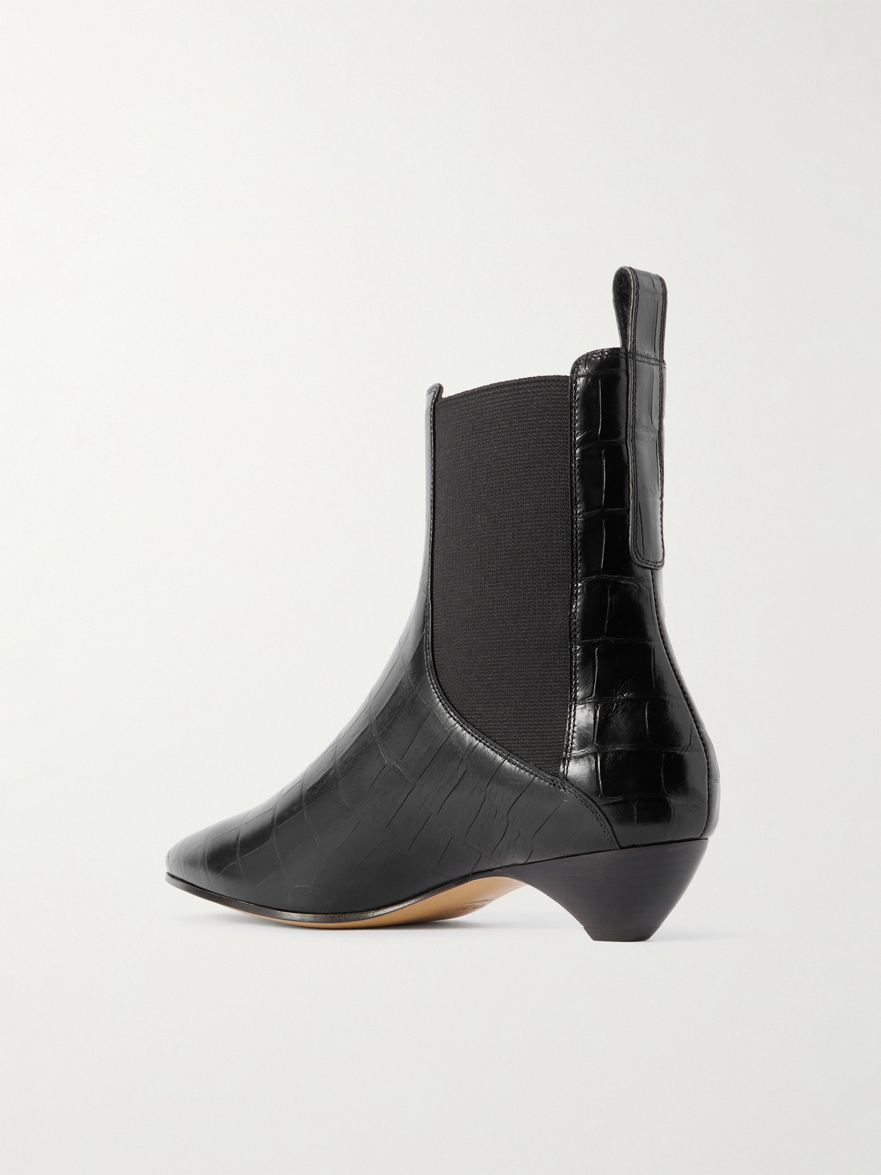 Le Monde Béryl - Allegra Croc-Effect Leather Chelsea Boots