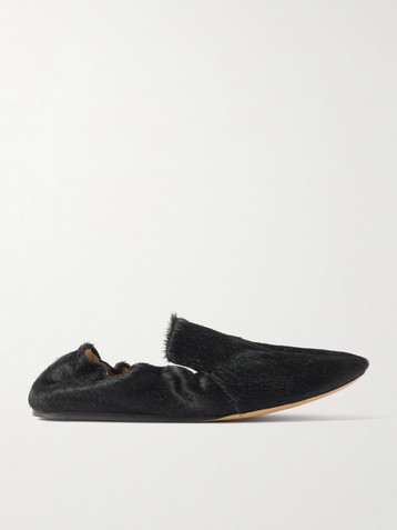 LE MONDE BERYL Orlando calf hair loafers