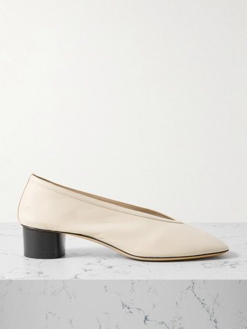 LE MONDE BERYL Luna leather pumps
