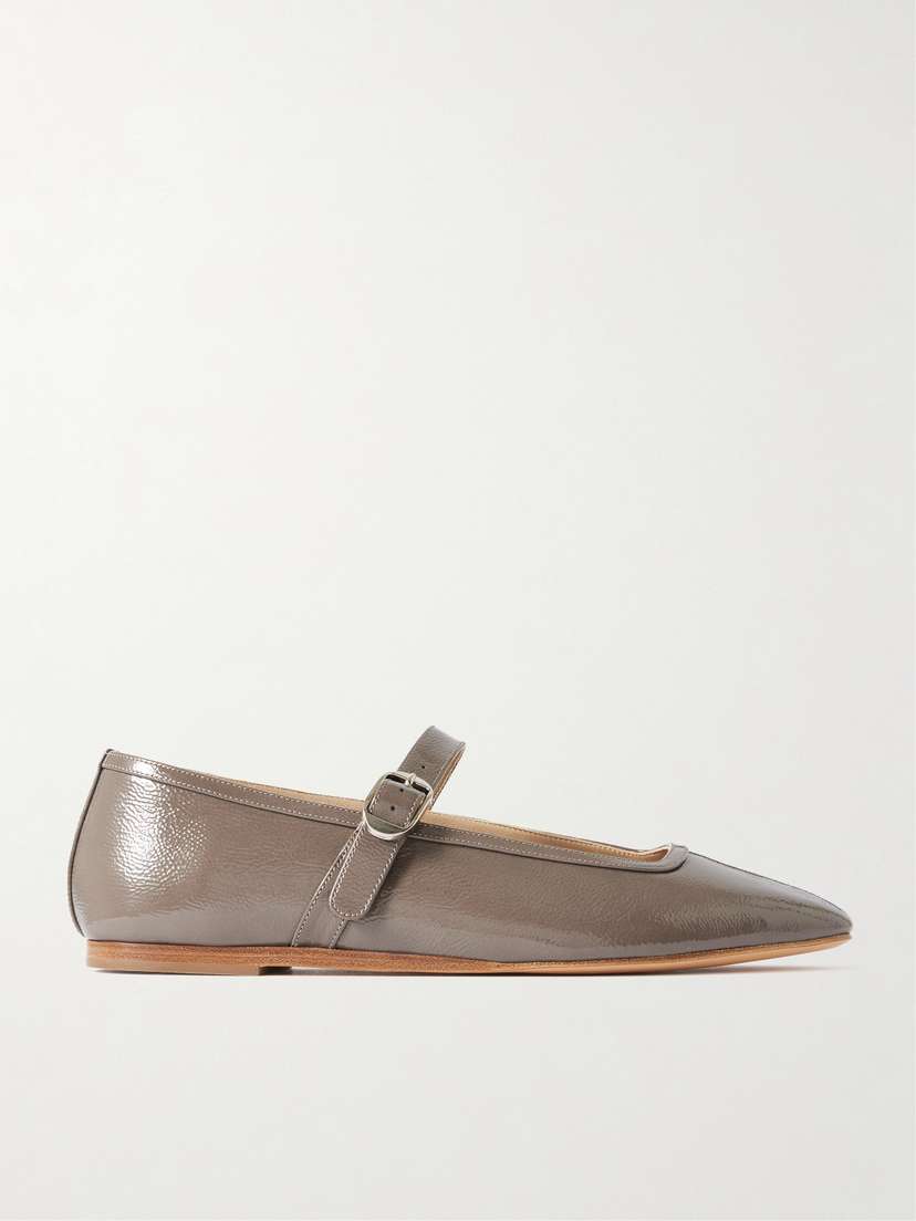 Le Monde Béryl Patent-leather Mary Jane Ballet Flats