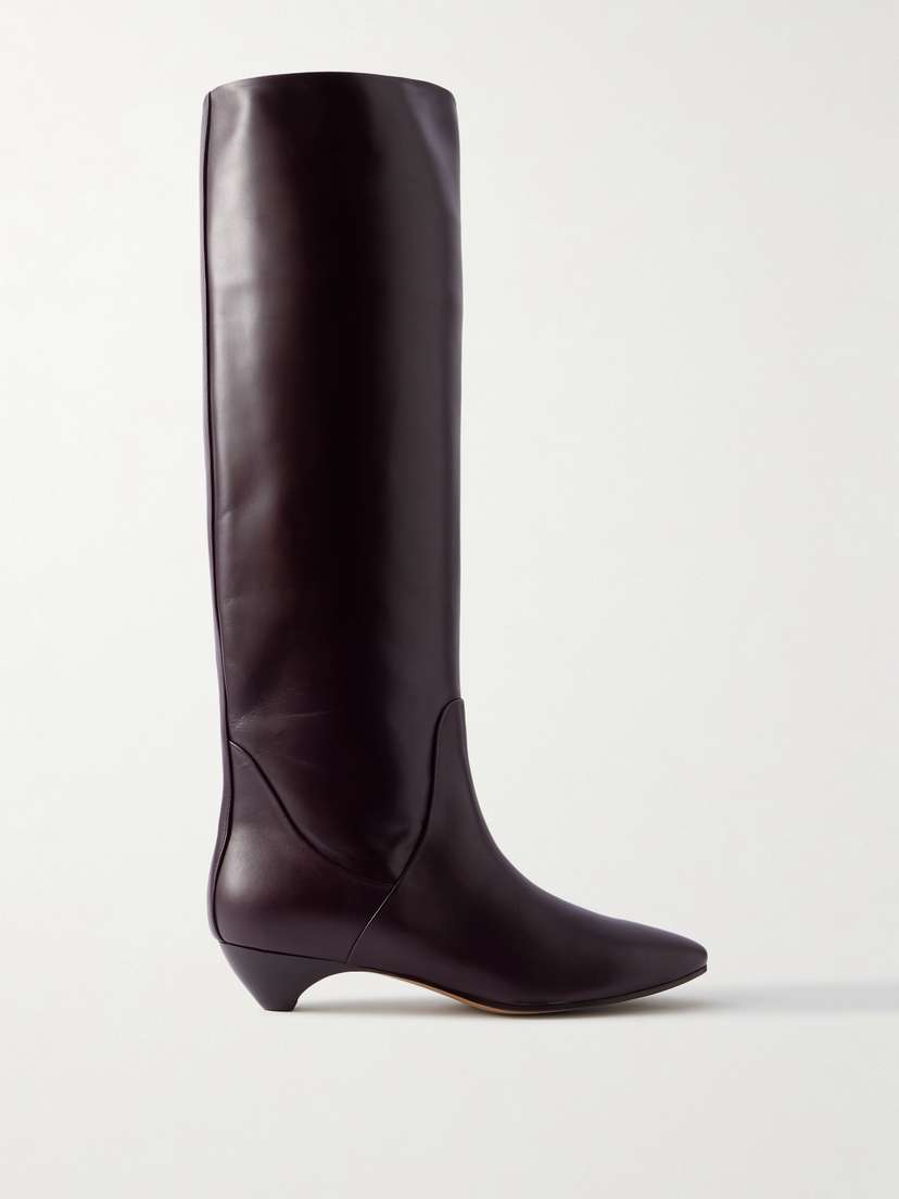 Le Monde Béryl Allegra Leather Knee Boots