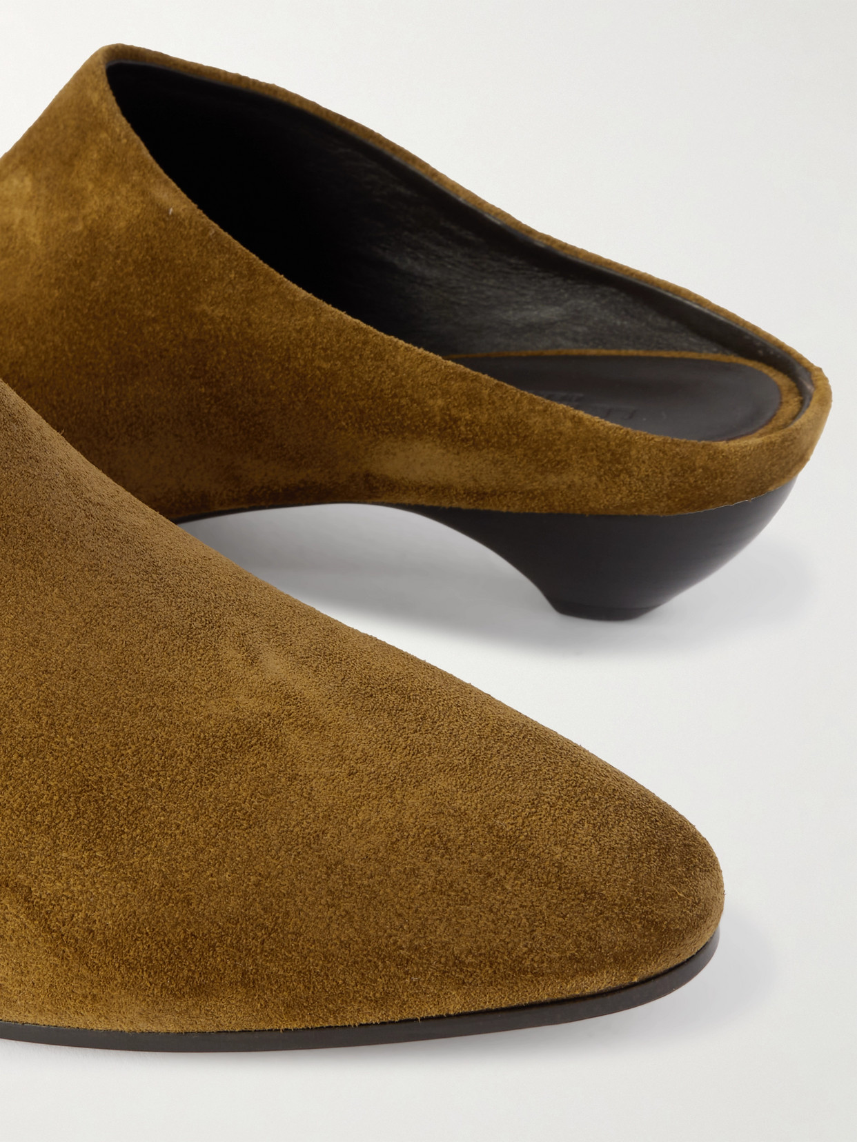 Le Monde Beryl Allegra Mule In Suede In Brown