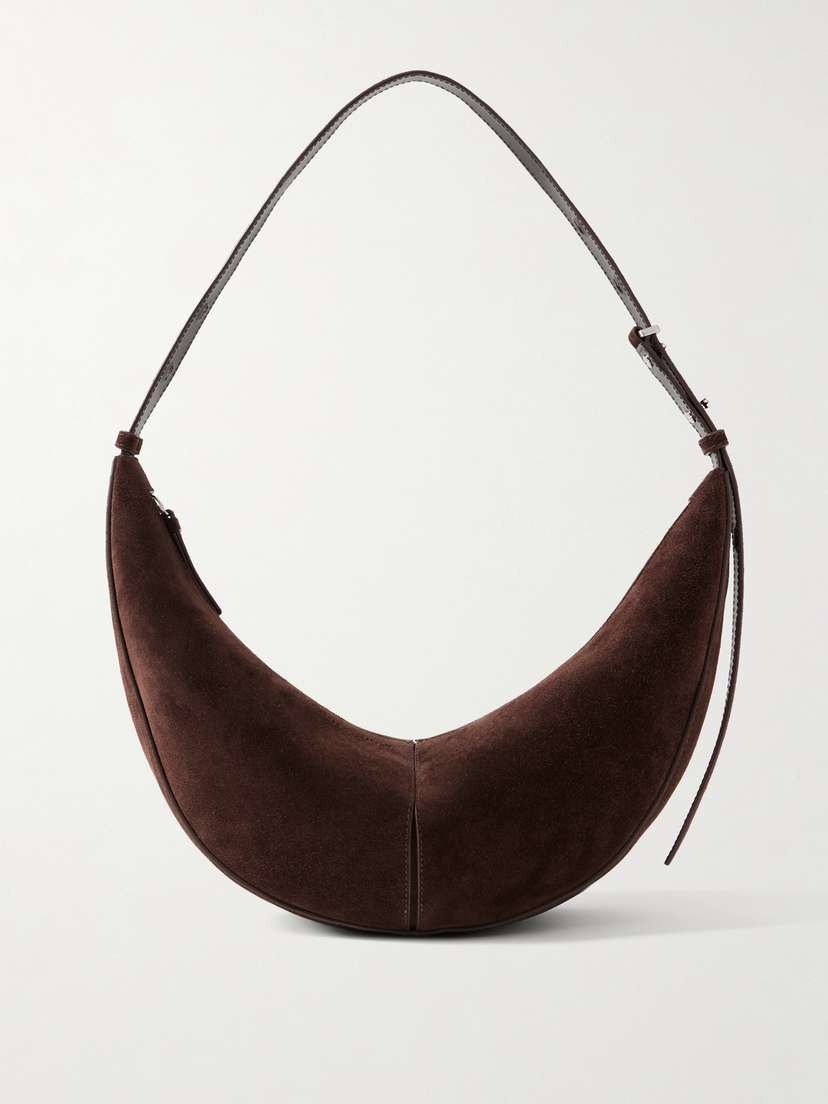 Proenza Schouler Slide Paneled Suede Shoulder Bag