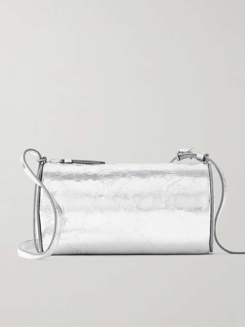 Proenza Schouler Silo Metallic Crinkled-leather Shoulder Bag