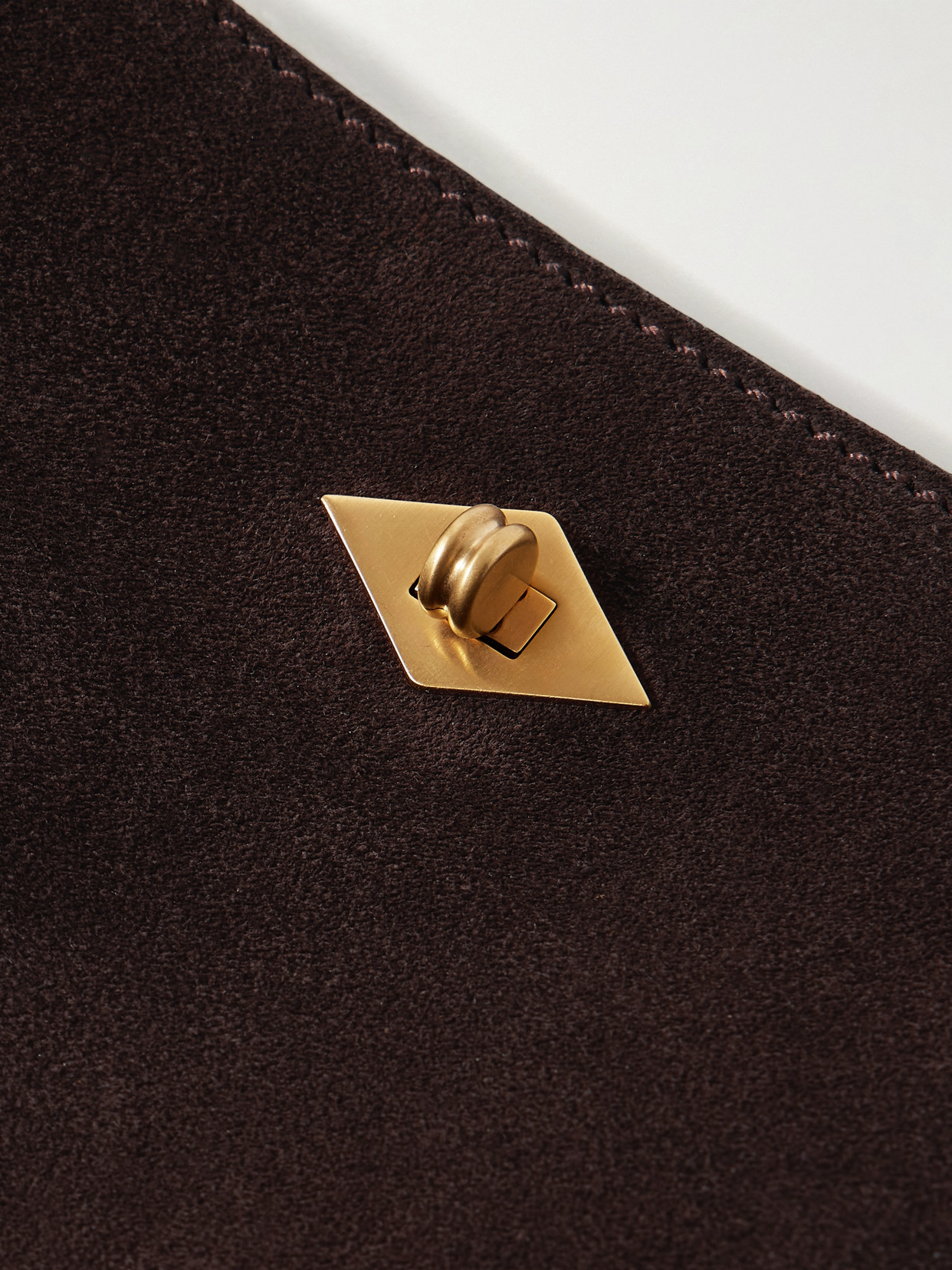 Metier Stowaway Suede Shoulder Bag