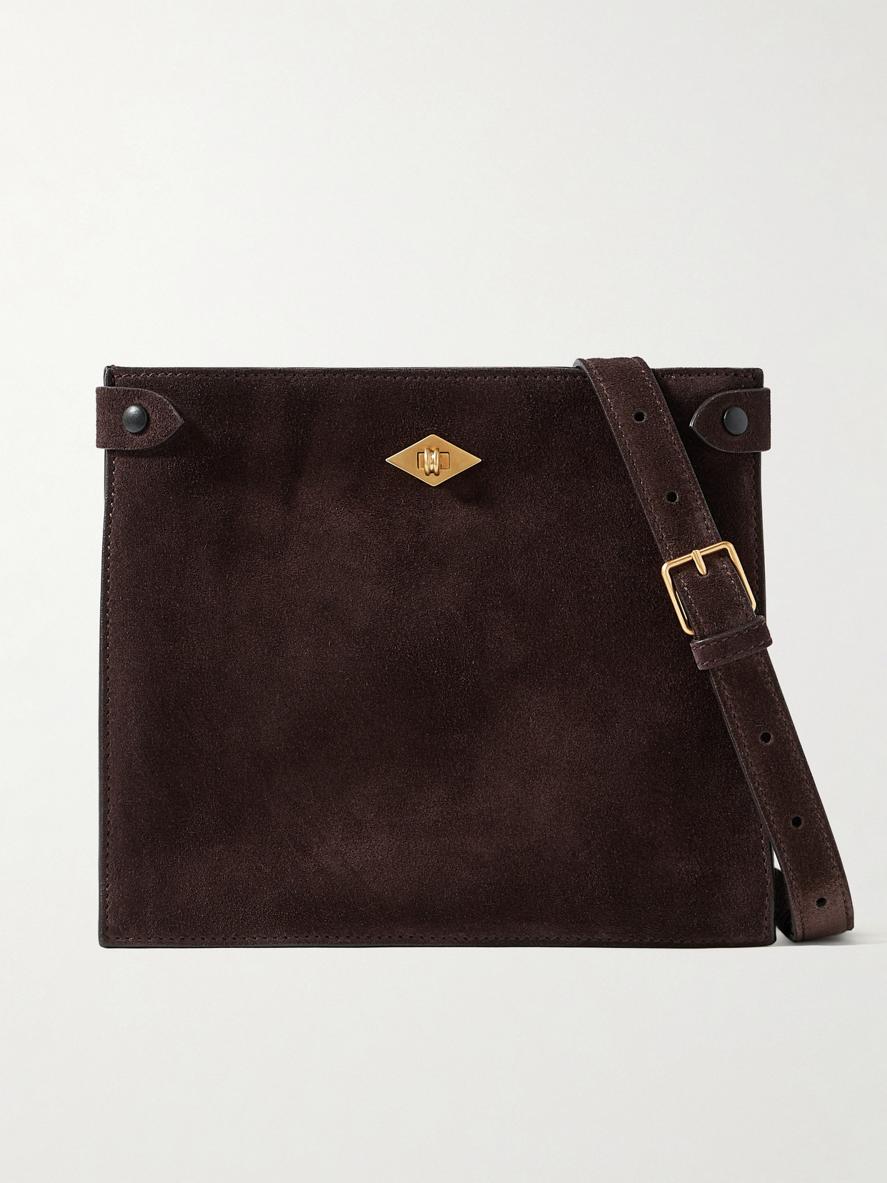 Metier Stowaway Suede Shoulder Bag