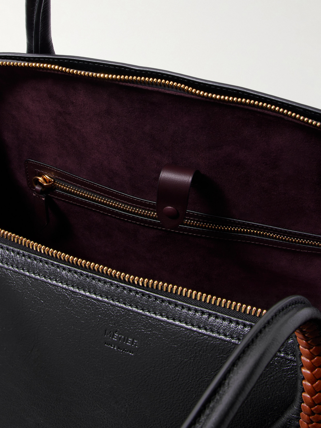 Metier Vérité Leather Weekend Bag