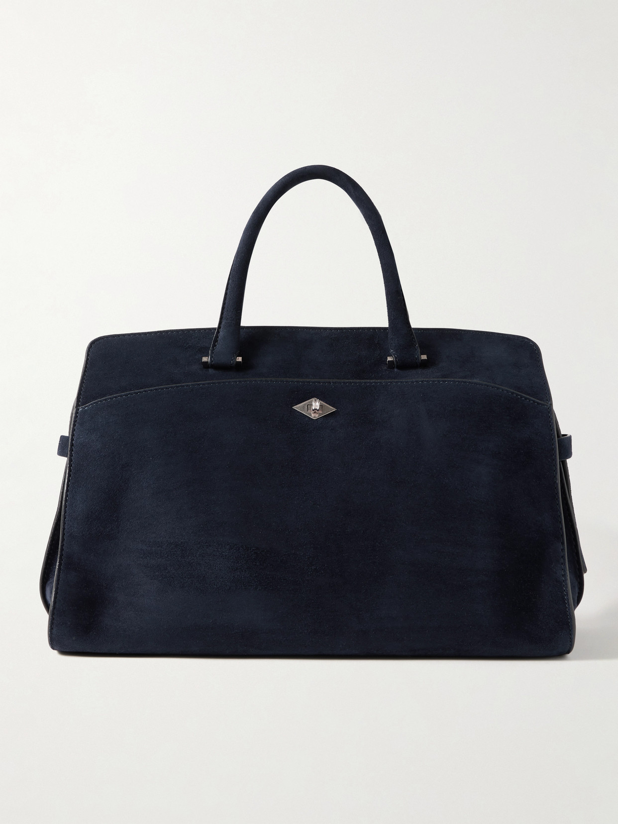 Metier Private Eye Suede Tote In Blue