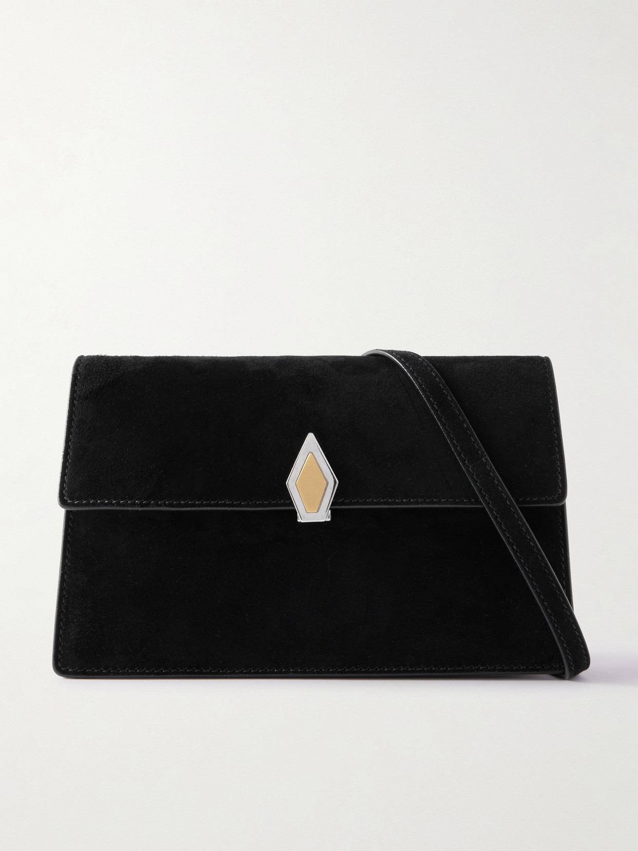 Metier Parallel 22 Small Suede Shoulder Bag