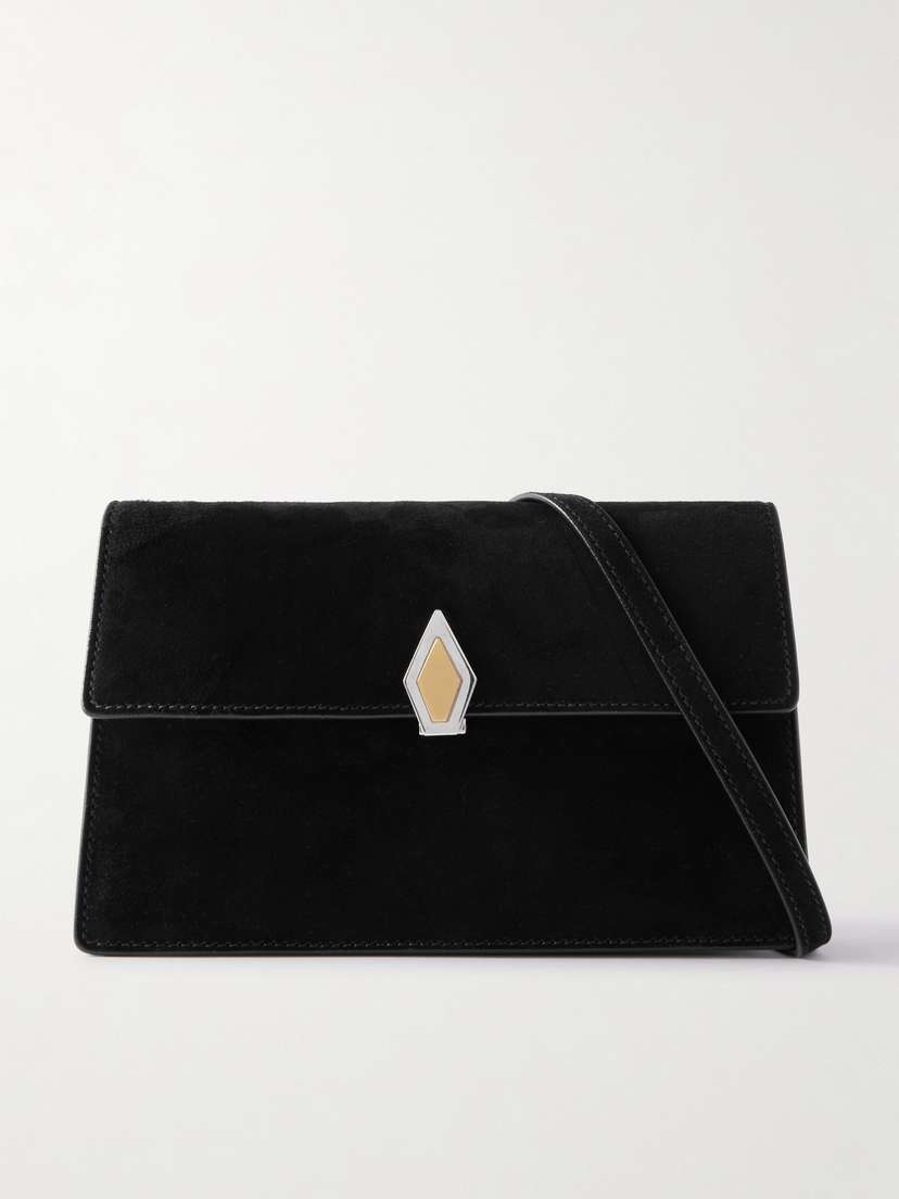 Métier Parallel 22 Small Suede Shoulder Bag