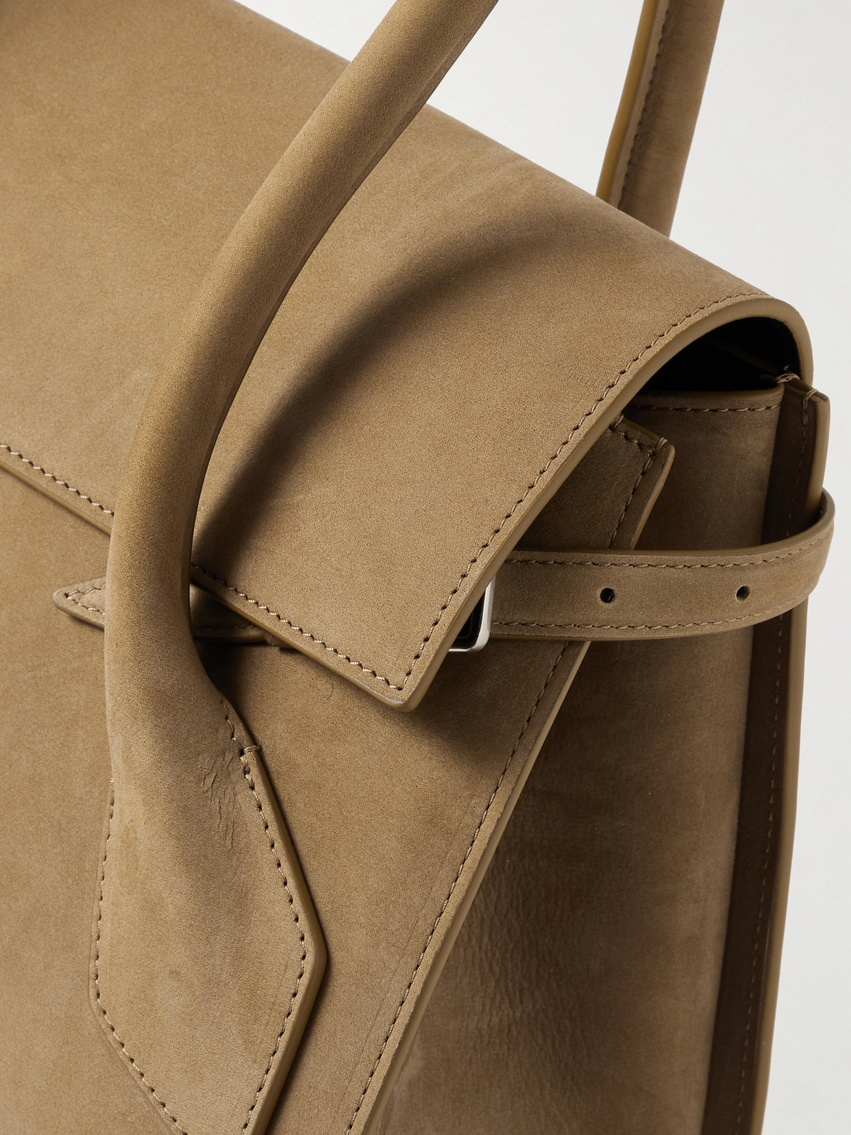 Proenza Schouler Tate Small Nubuck Shoulder Bag In Brown