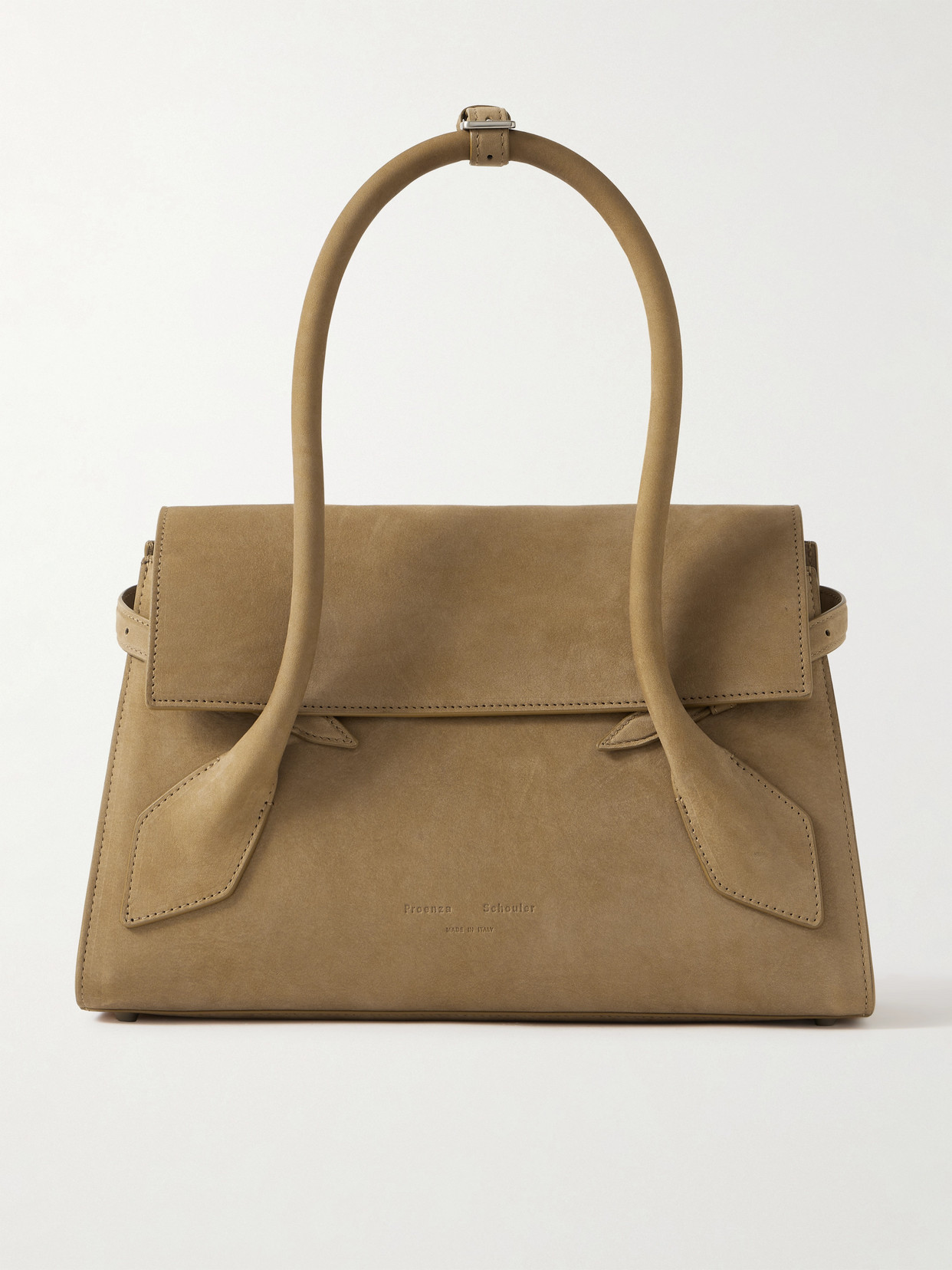 Proenza Schouler Tate Small Nubuck Shoulder Bag In Brown