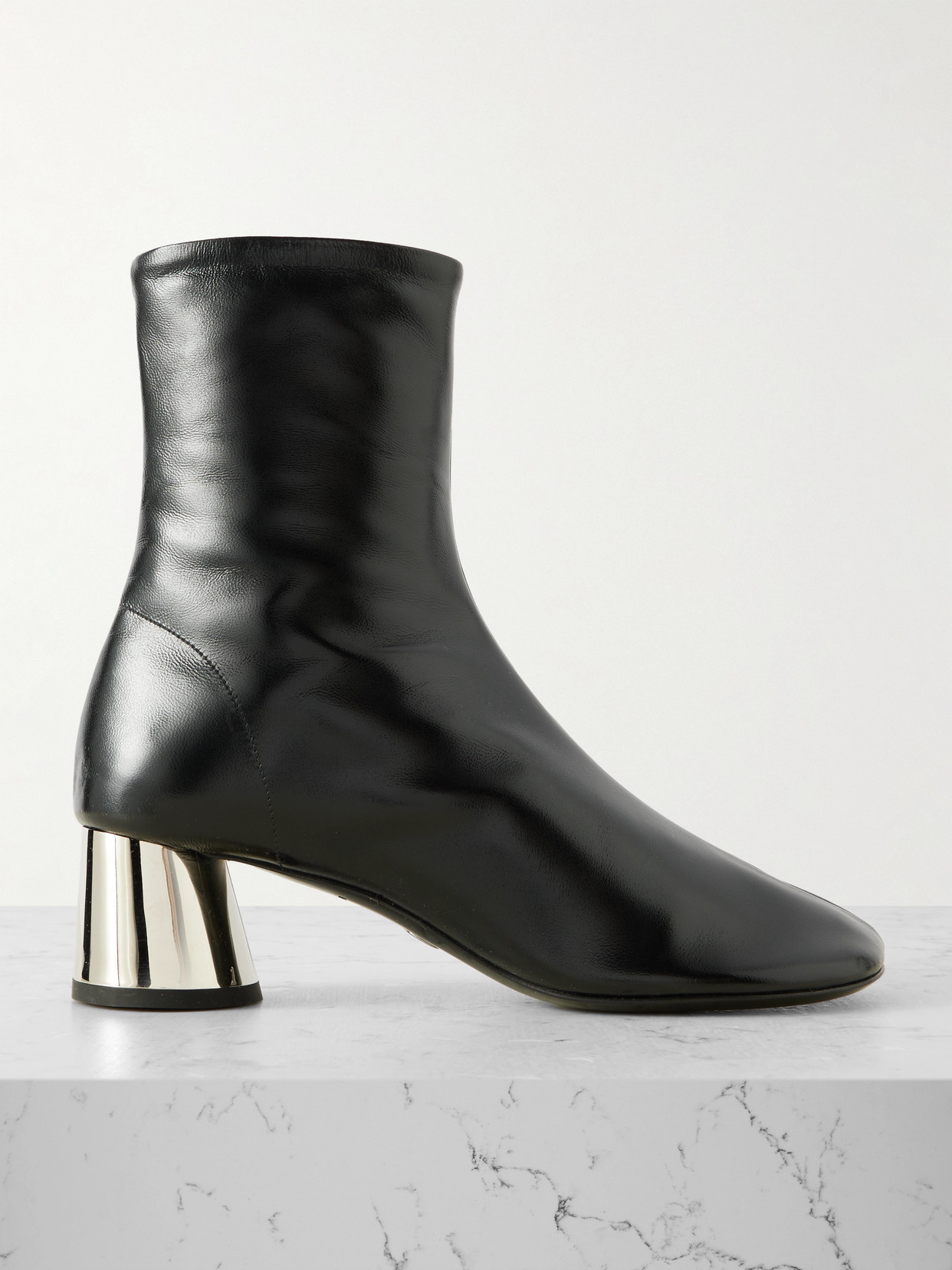 Proenza Schouler Glove Leather Ankle Boots In Black