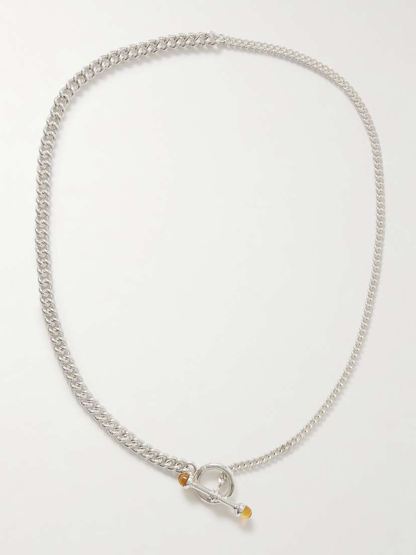 Scout Barbell Sterling Silver Citrine Necklace